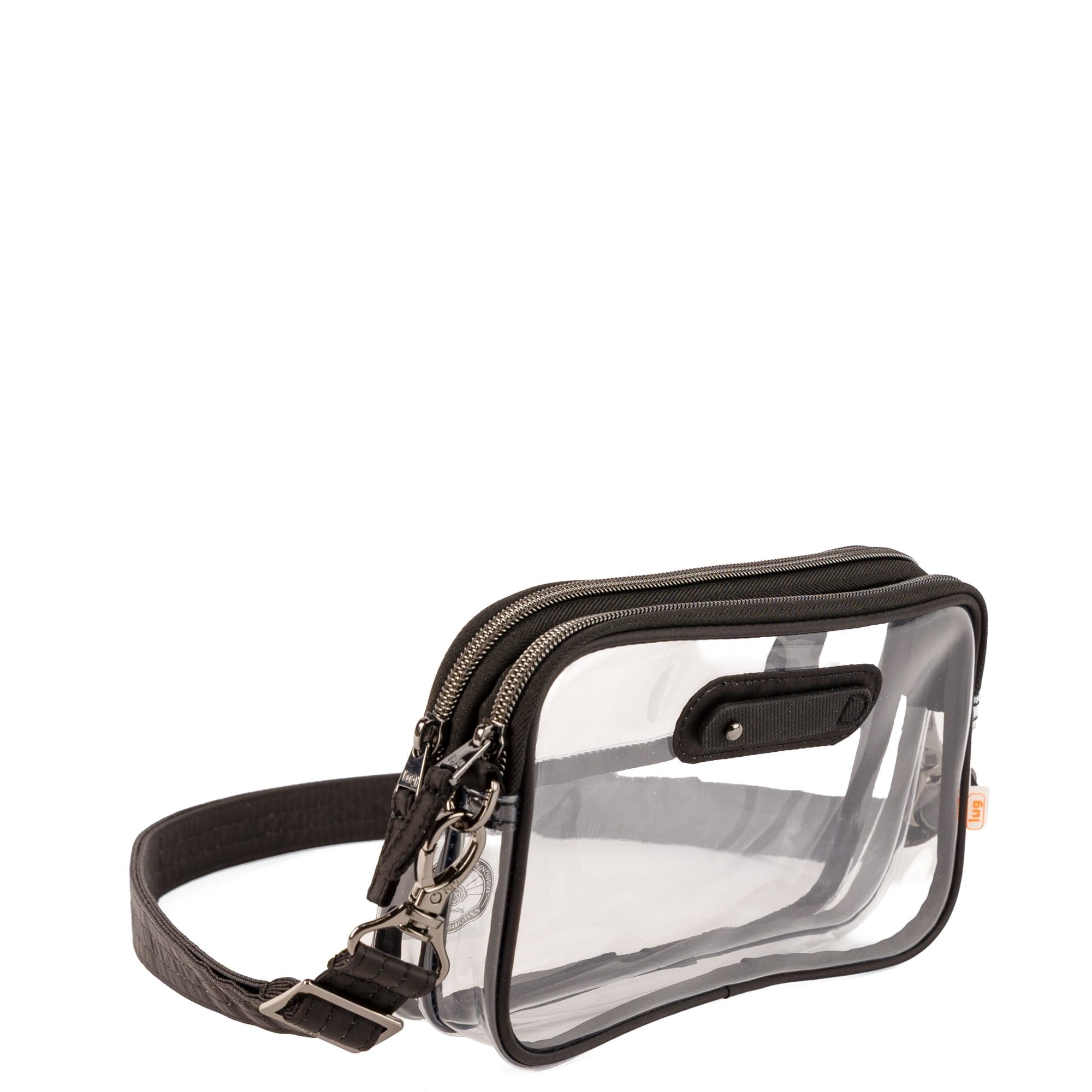 Coupe XL 2 Clearview Crossbody Bag - BLACK - 26620_CoupeXL2Clearview_Black_Angle_02