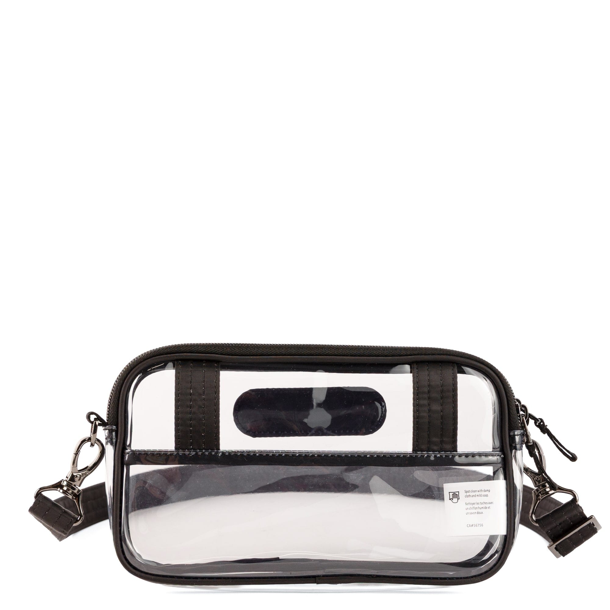Coupe XL 2 Clearview Crossbody Bag - BLACK - 26620_CoupeXL2Clearview_Black_Angle_04