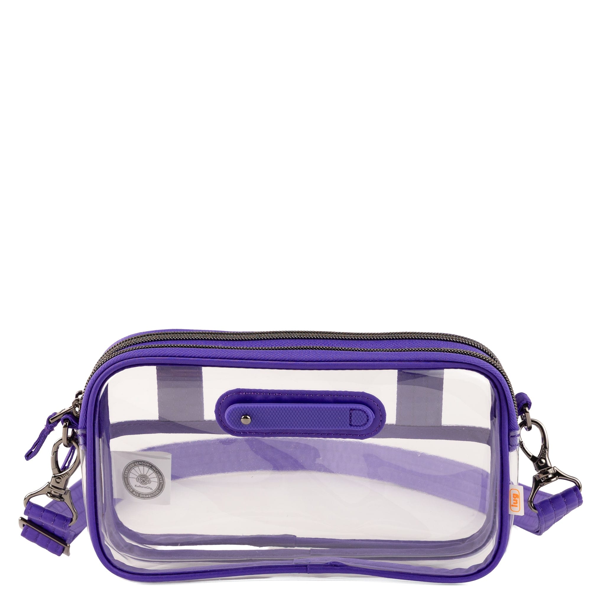 Coupe XL 2 Clearview Crossbody Bag - VIOLET - 26621_CoupeXL2Clearview_Violet_Angle_01