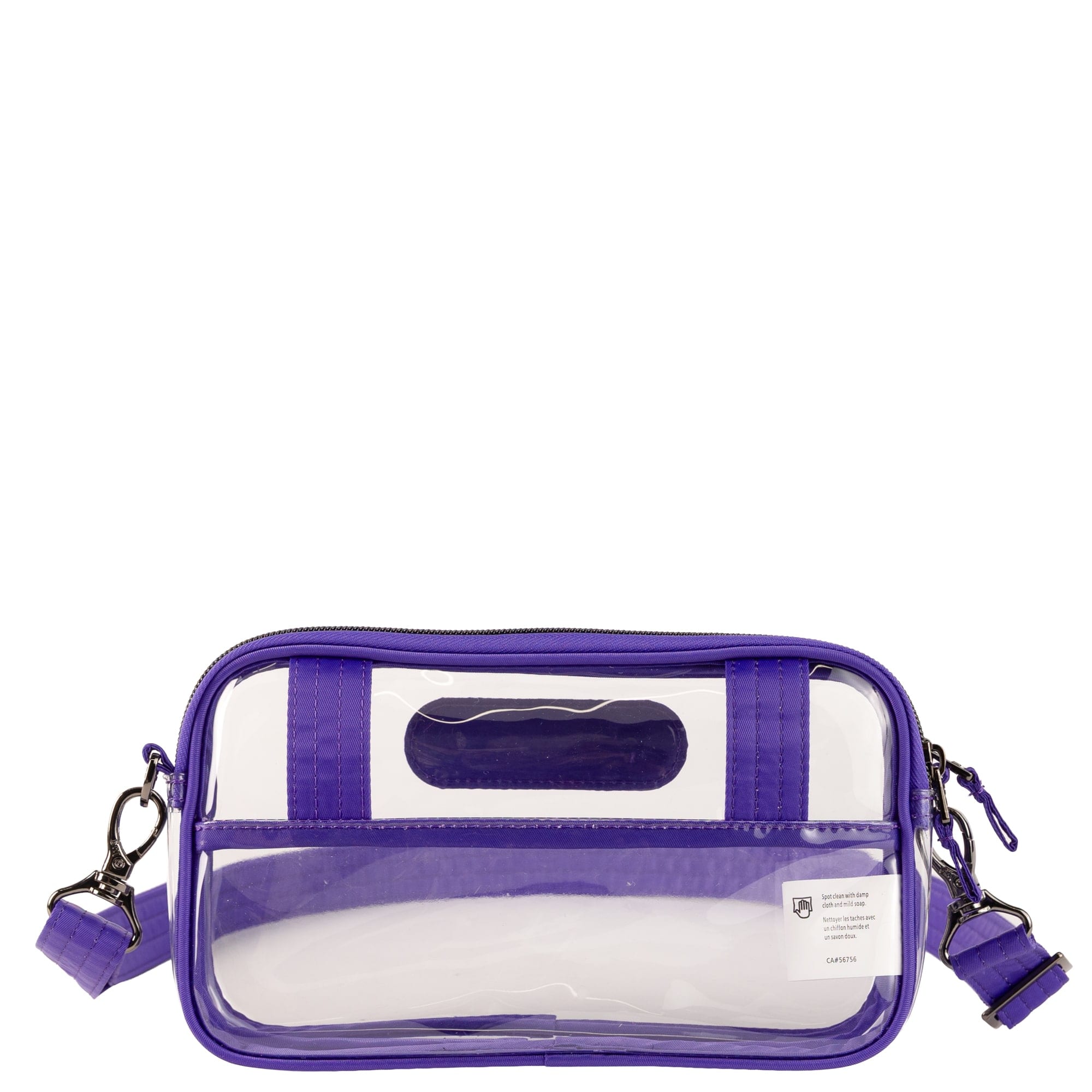 Coupe XL 2 Clearview Crossbody Bag - VIOLET - 26621_CoupeXL2Clearview_Violet_Angle_04