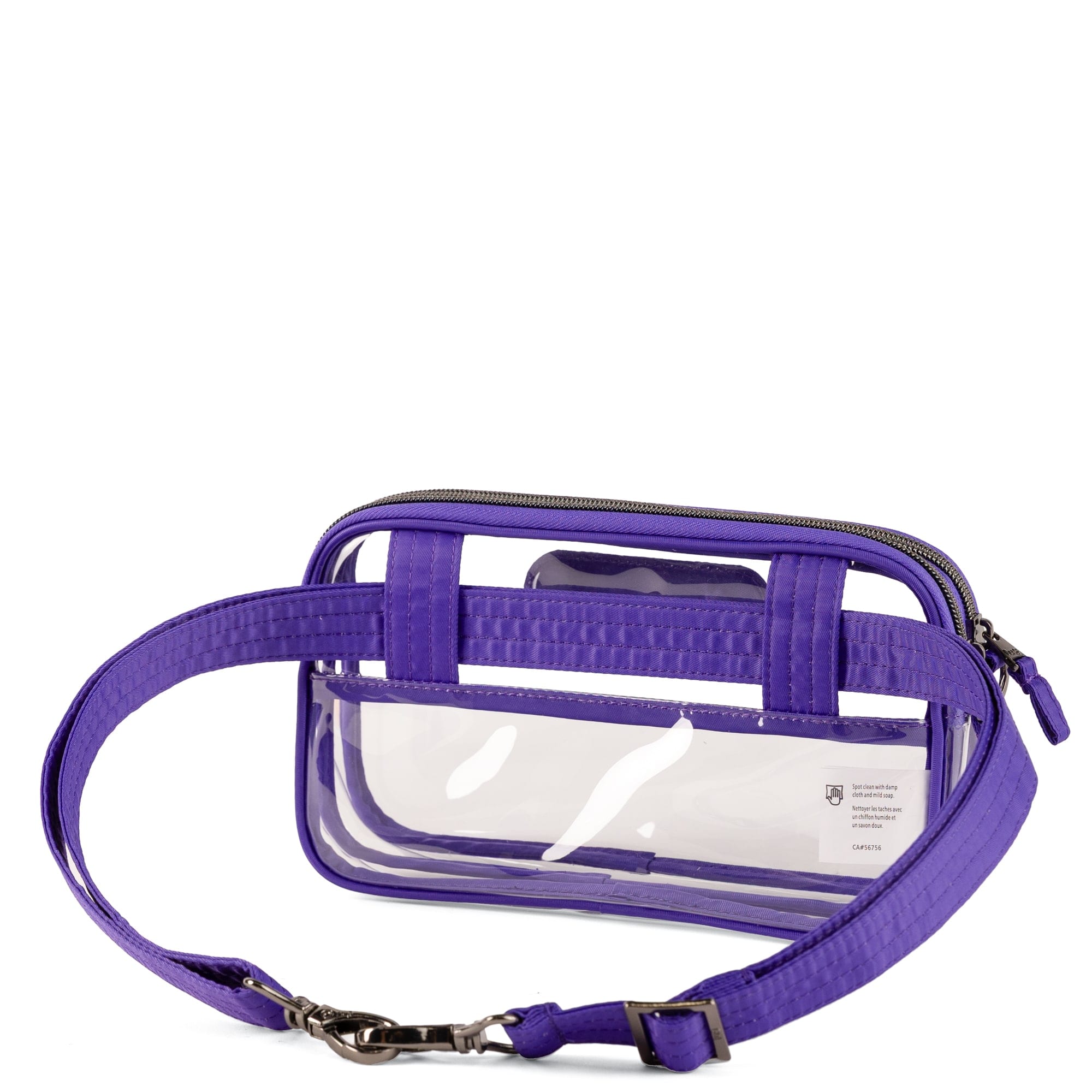 Coupe XL 2 Clearview Crossbody Bag - VIOLET - 26621_CoupeXL2Clearview_Violet_Angle_05