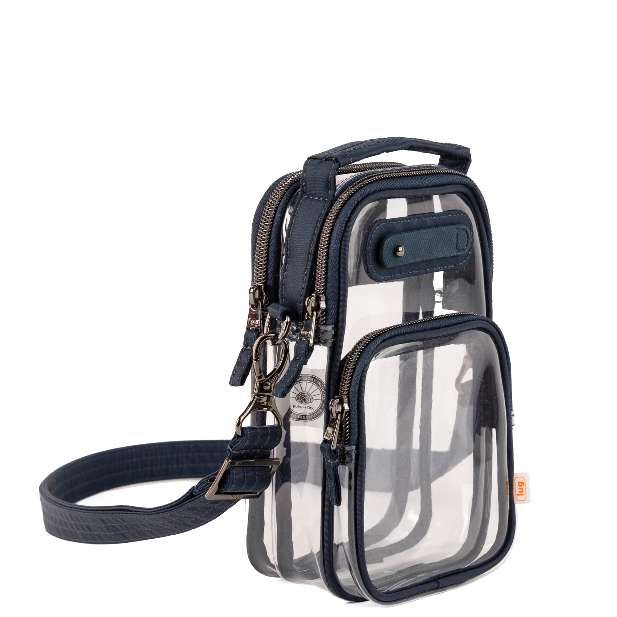 Skeeter Mini Clearview 2 Convertible Crossbody Bag - POPPY RED - 26626_SkeeterMiniClearview_Indigo_Angle_02