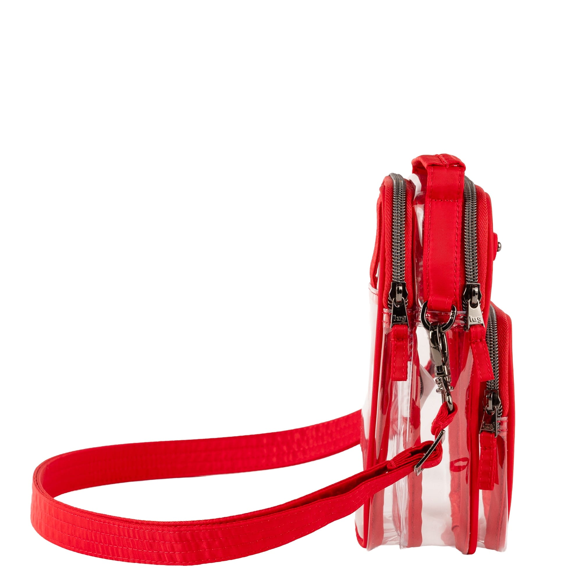 Skeeter Mini Clearview 2 Convertible Crossbody Bag - POPPY RED - 26627_SkeeterMiniClearview_PoppyRed_Angle_03