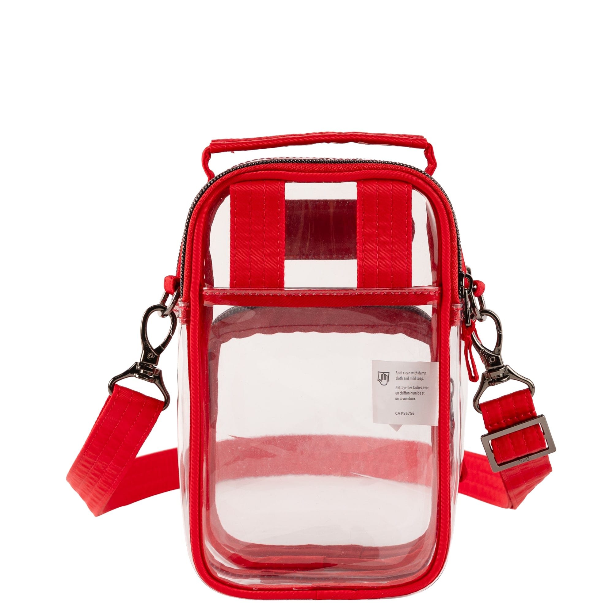 Skeeter Mini Clearview 2 Convertible Crossbody Bag - POPPY RED - 26627_SkeeterMiniClearview_PoppyRed_Angle_04