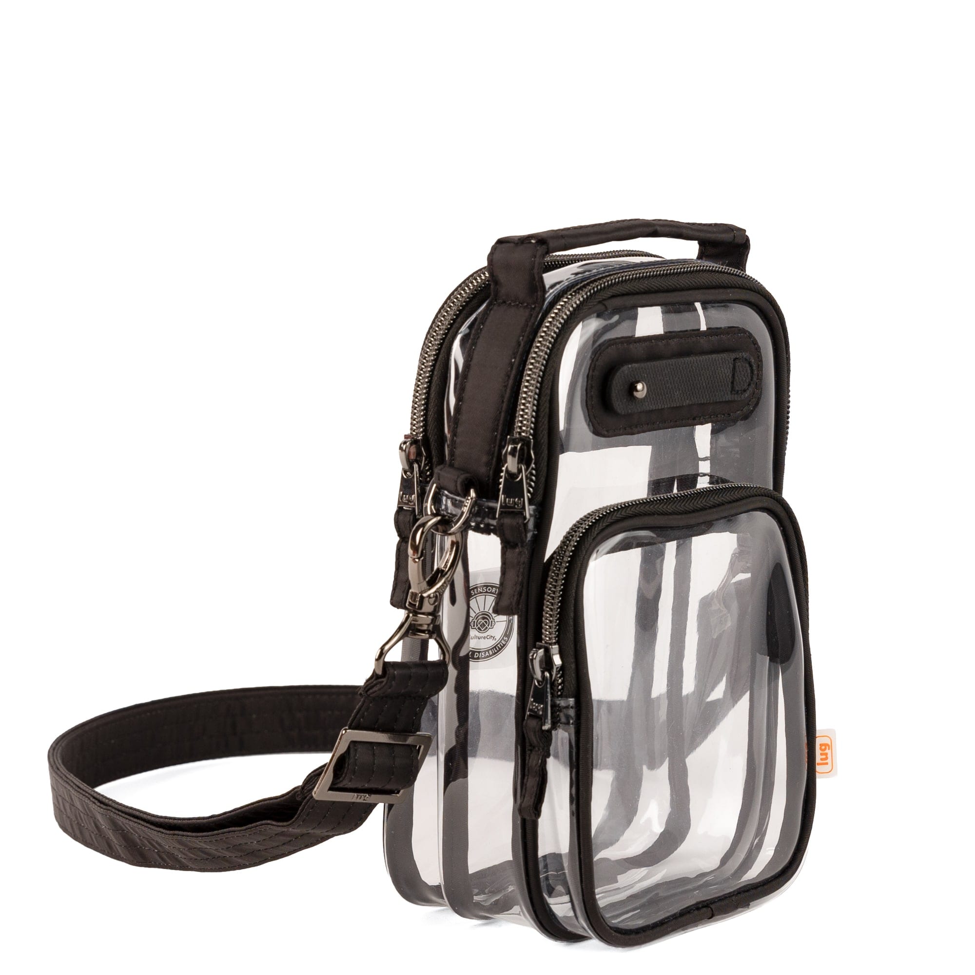 Skeeter Mini Clearview 2 Convertible Crossbody Bag - BLACK - 26629_SkeeterMiniClearview_Black_Angle_02