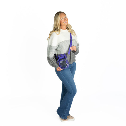 Skeeter Mini Clearview 2 Convertible Crossbody Bag - INDIGO - 26630_SkeeterMiniClearview2_Violet_BagProportion_01