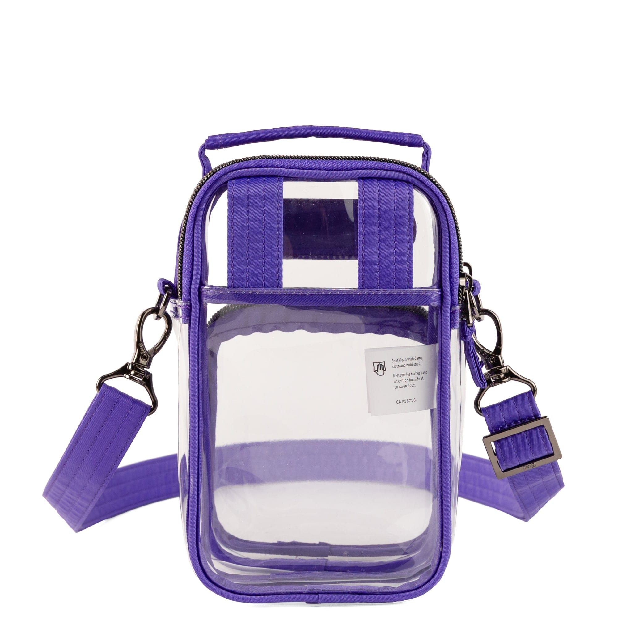 Skeeter Mini Clearview 2 Convertible Crossbody Bag - VIOLET - 26630_SkeeterMiniClearview_Violet_Angle_04