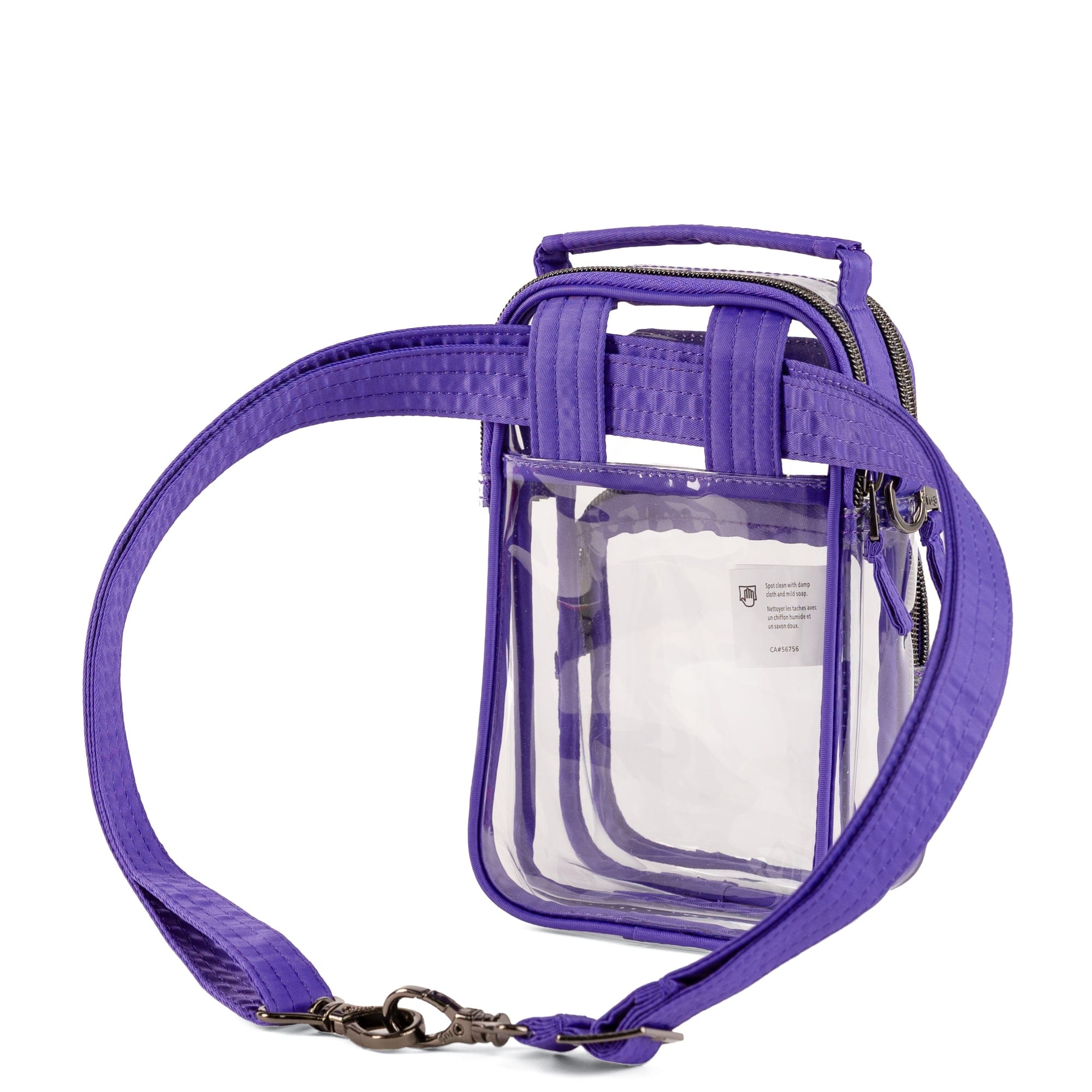 Skeeter Mini Clearview 2 Convertible Crossbody Bag - VIOLET - 26630_SkeeterMiniClearview_Violet_Angle_05