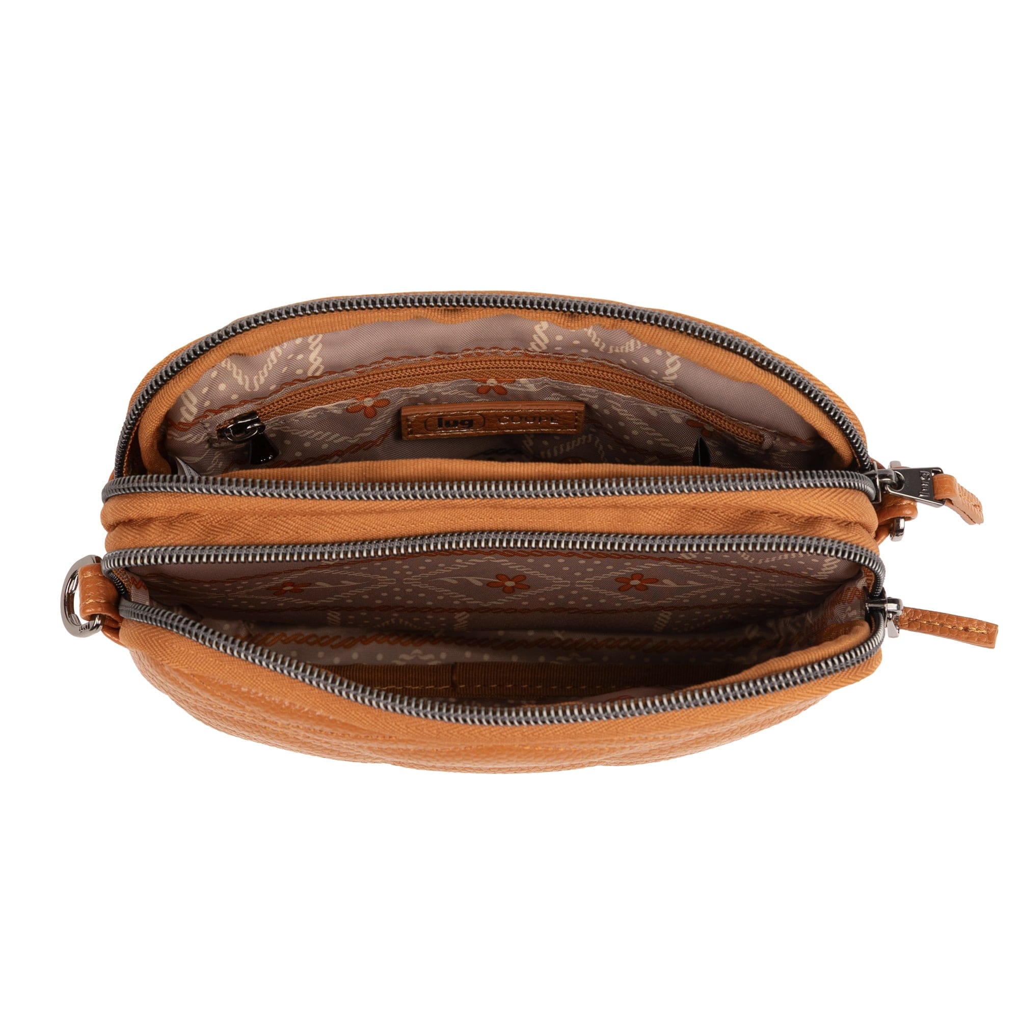 Coupe Classic VL Convertible Crossbody Bag - CAPPUCCINO - 26636_CoupeVL_Cappuccino_Angle_06