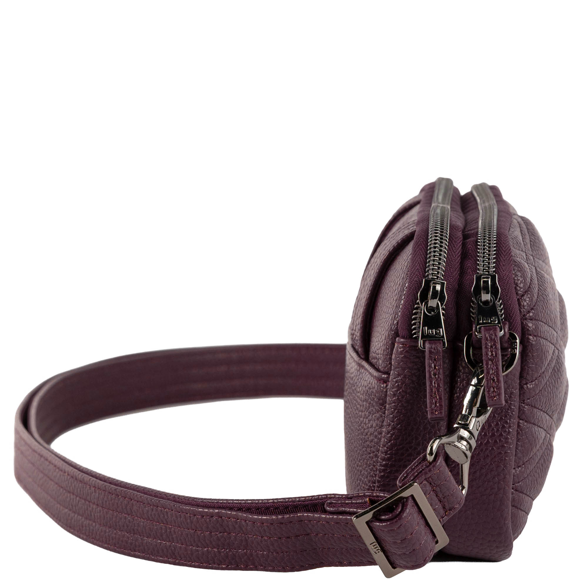 Coupe Classic VL Convertible Crossbody Bag - WINE - 26639_CoupeVL_Wine_Angle_03