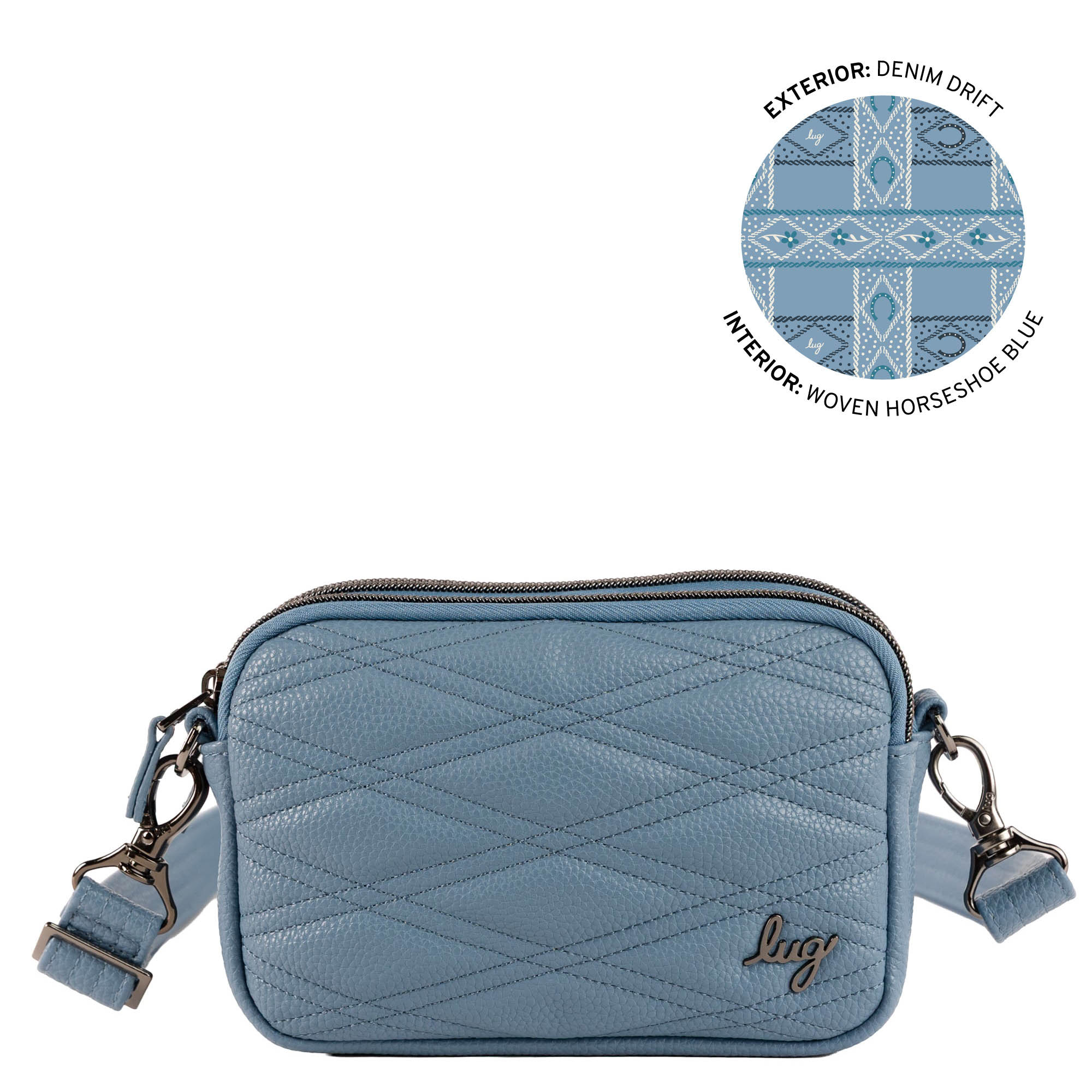 Coupe Classic VL Convertible Crossbody Bag - DENIM DRIFT - 26640_CoupeVL_DenimDrift_Angle_01