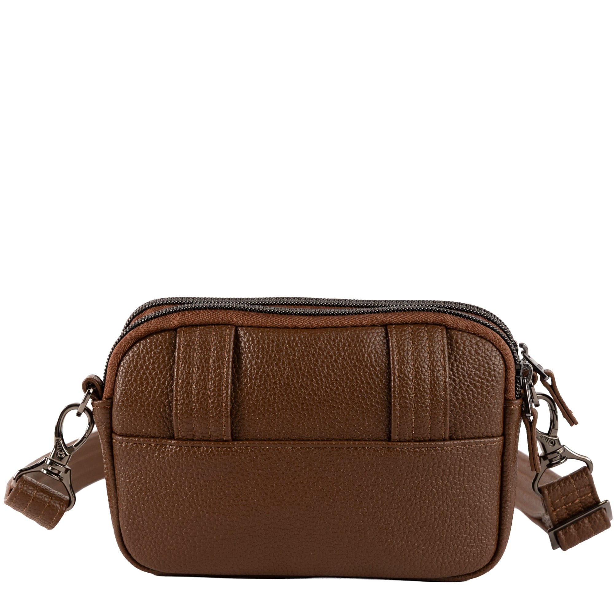 Coupe Classic VL Convertible Crossbody Bag - CHOCOLATE BROWN - 26641_CoupeVL_ChocolateBrown_Angle_04