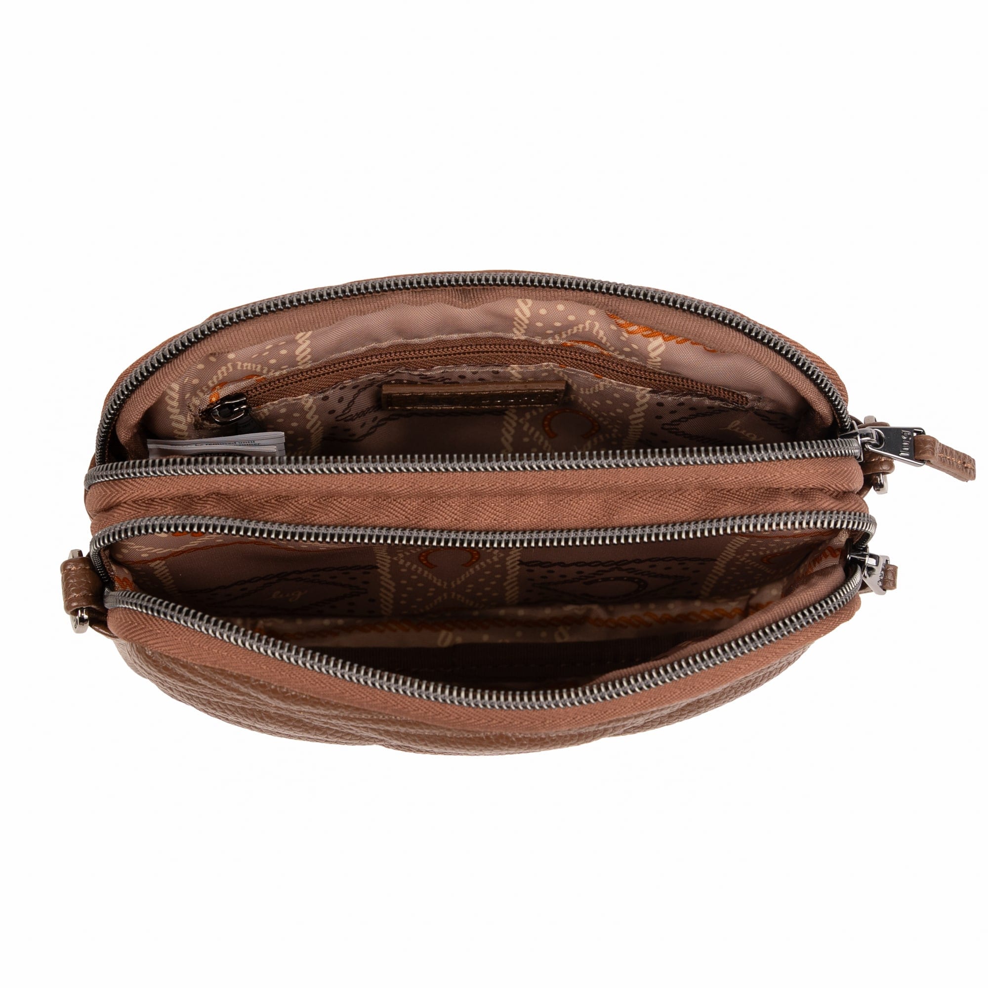 Coupe Classic VL Convertible Crossbody Bag - CHOCOLATE BROWN - 26641_CoupeVL_ChocolateBrown_Angle_06