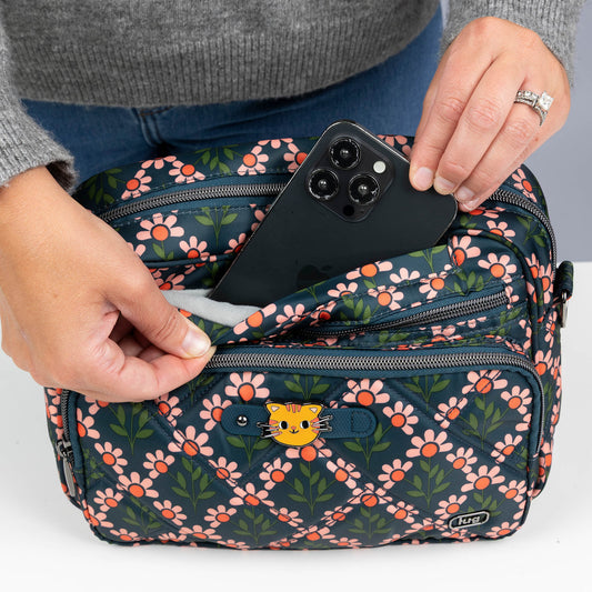 Carousel XL LE Crossbody Bag - - 26643_CarouselXL_LE_PetalParadeGreen_Lifestyle_01