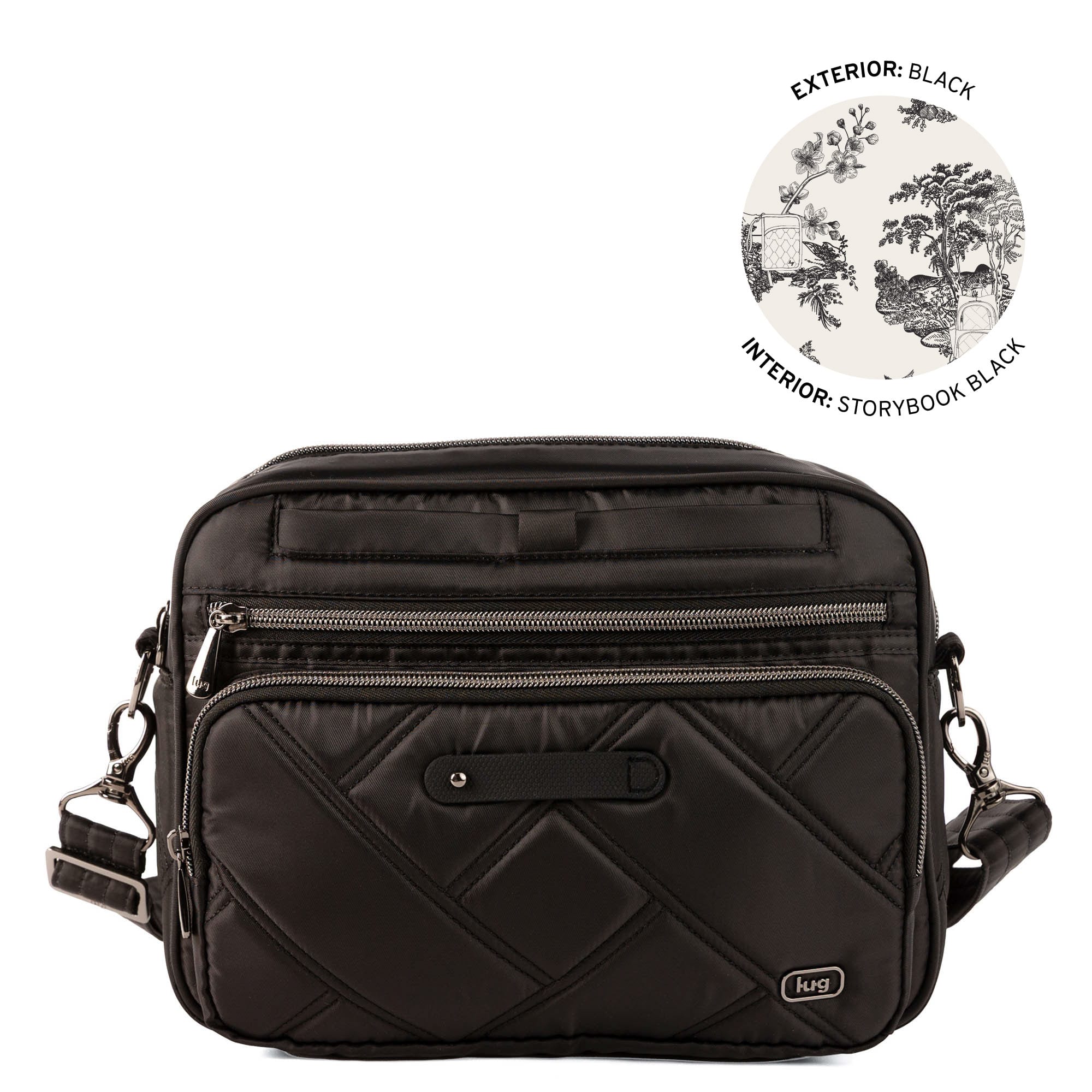 Carousel XL LE Crossbody Bag - BLACK - 26646_CarouselXL_LE_Black_Angle_01