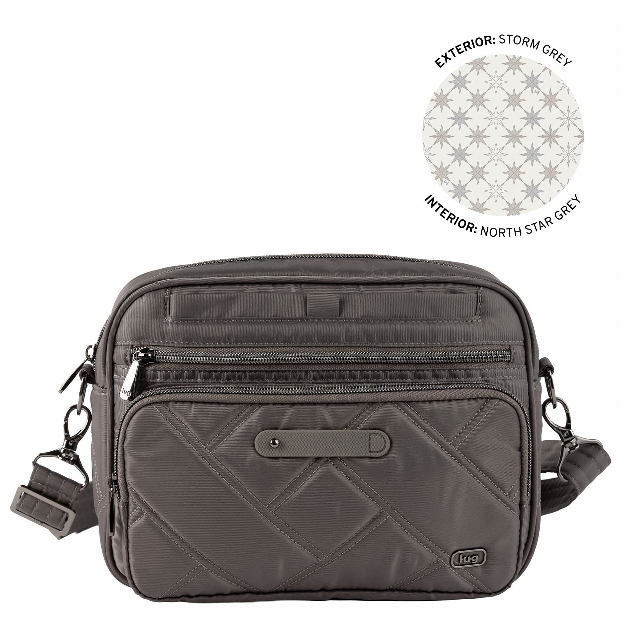 Carousel XL LE Crossbody Bag - STORM GREY - 26647_CarouselXL_LE_StormGrey_Angle_01