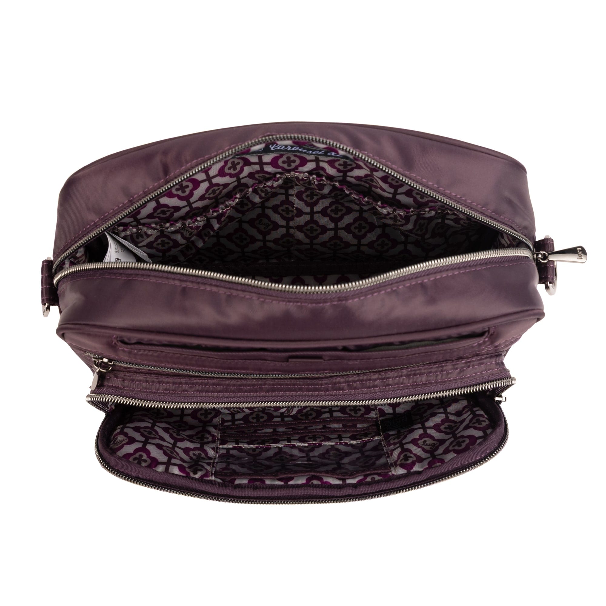 Carousel XL LE Crossbody Bag - PLUM - 26648_CarouselXL_LE_Plum_Angle_05