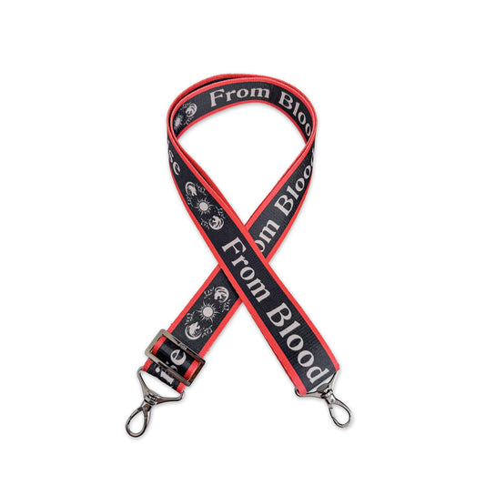 ApollyCon 1.5" Classic Webbed Strap - FROM BLOOD & ASH WE WILL RISE - 26656_StrapApollycon_FromBloodAndAsh_Angle_01
