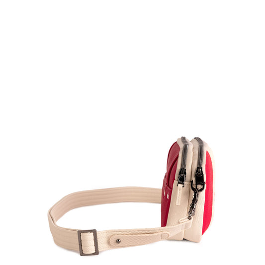 Maple Leaf Edition Coupe XL Matte Luxe VL Crossbody - CANADIAN FLAG MACADAMIA - 26682_CoupeXLMatteLuxeFlag_CanadaMacadamia_Angle_03
