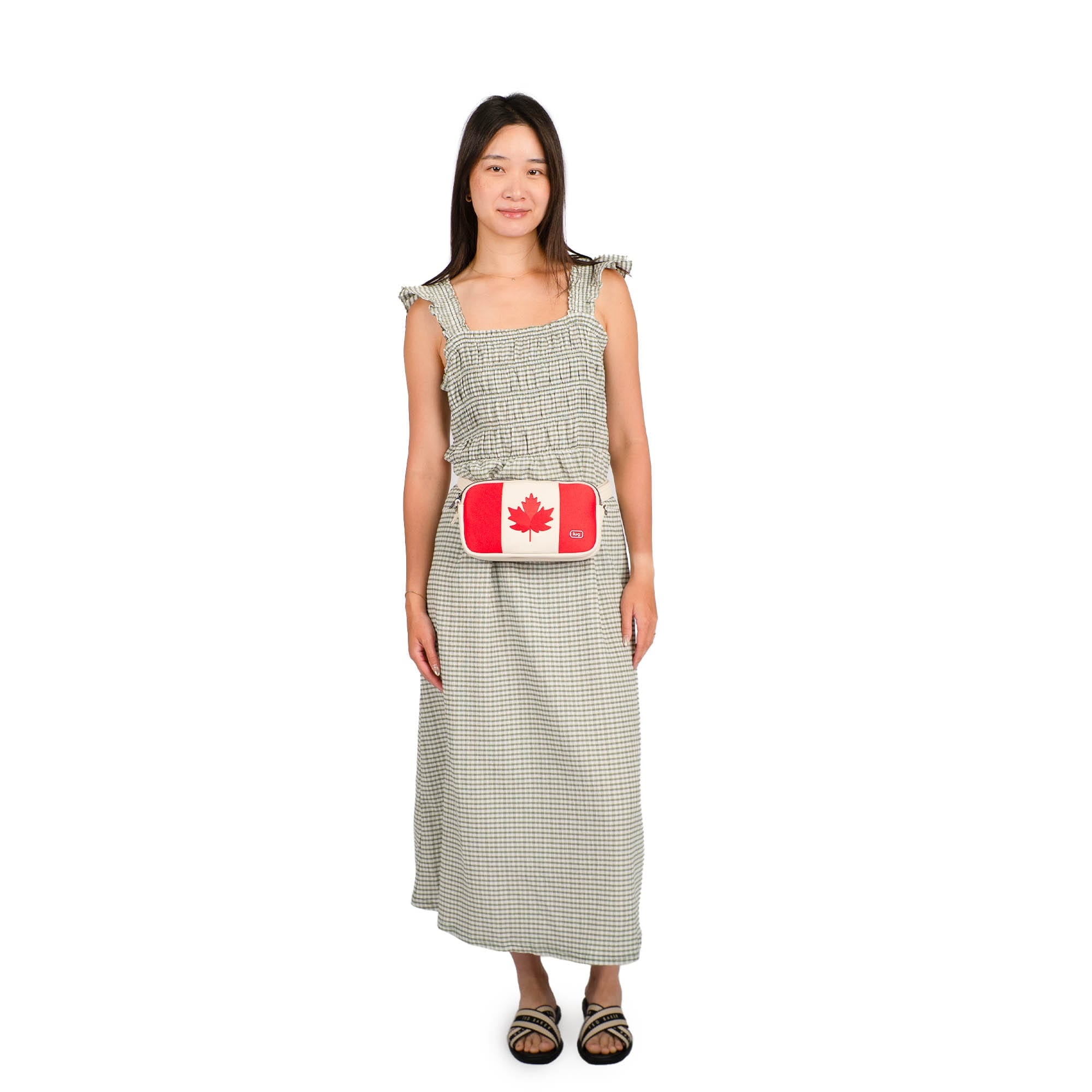 Maple Leaf Edition Coupe XL Matte Luxe VL Crossbody - - 26682_CoupeXLMatteLuxeFlag_CanadaMacadamia_BagProportions_02