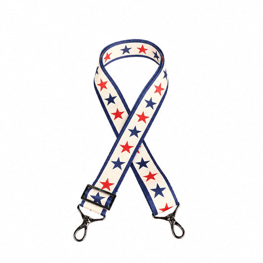 Patriotic 1.5" Webbed Strap - STARS - 26703_PatrioticStrap_Stars_Angle_01