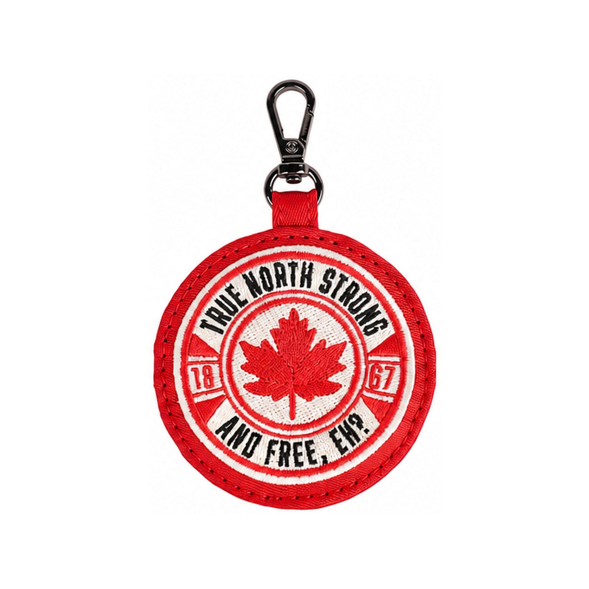 Patriotic Oversized Puller with Clasp - TRUE NORTH RED - 26715_OversizedPullerPatriotic_TrueNorthRed_Angle_01