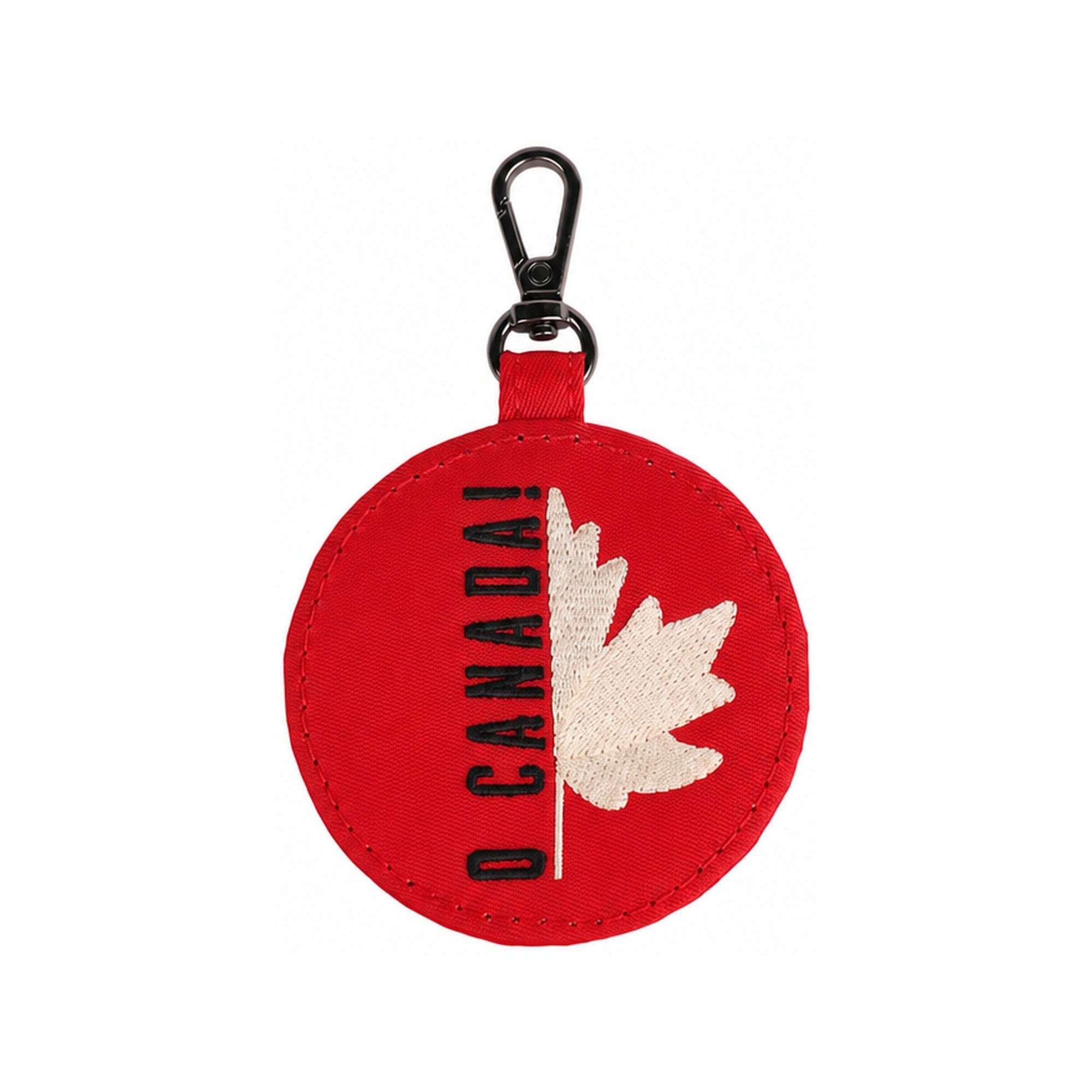 Patriotic Oversized Puller with Clasp - O CANADA RED - 26715_OversizedPullerPatriotic_TrueNorthRed_Angle_02
