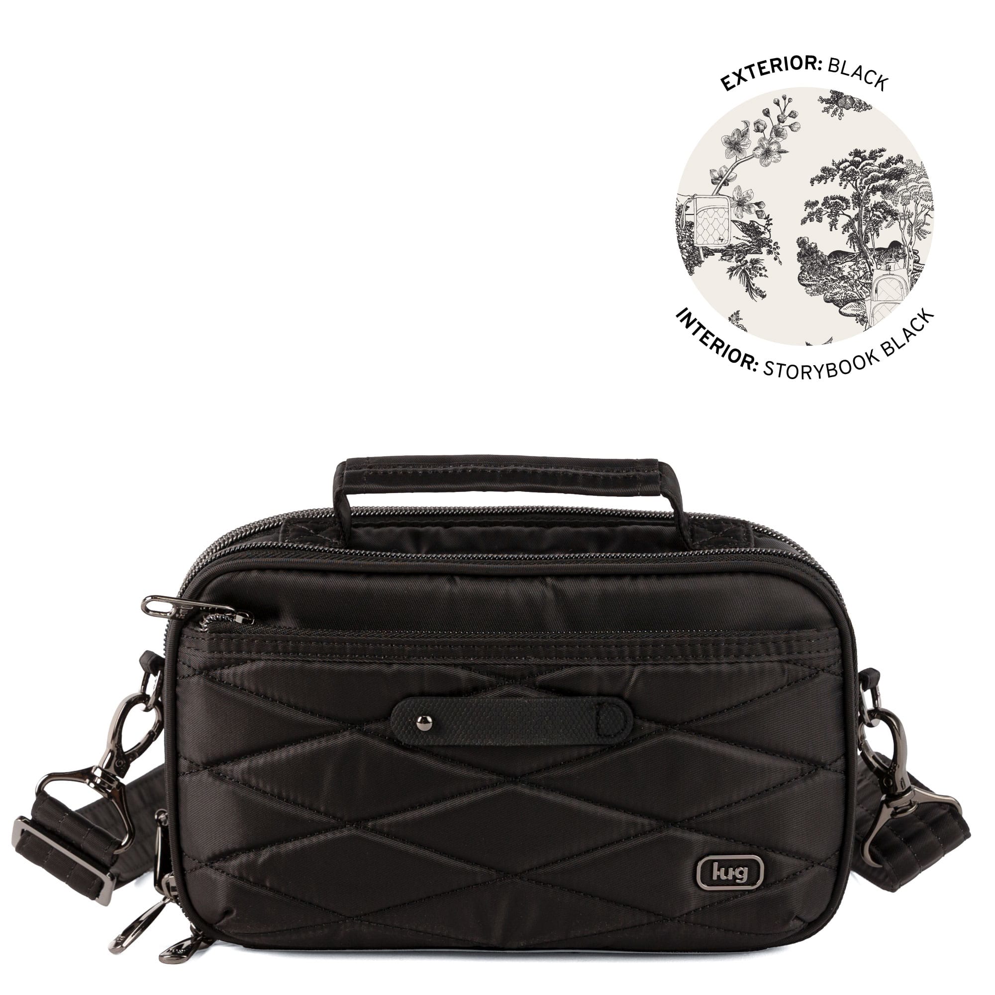 Legacy Collection Roundabout Crossbody Bag - BLACK - 26723_LegacyRoundabout_Black_Angle_01