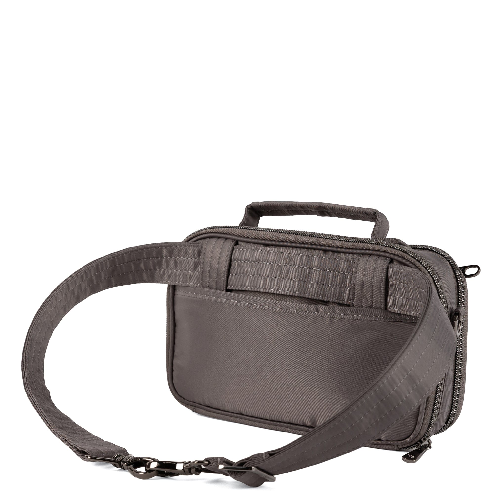 Legacy Collection Roundabout Crossbody Bag - STORM GREY - 26724_LegacyRoundabout_StormGrey_Angle_05
