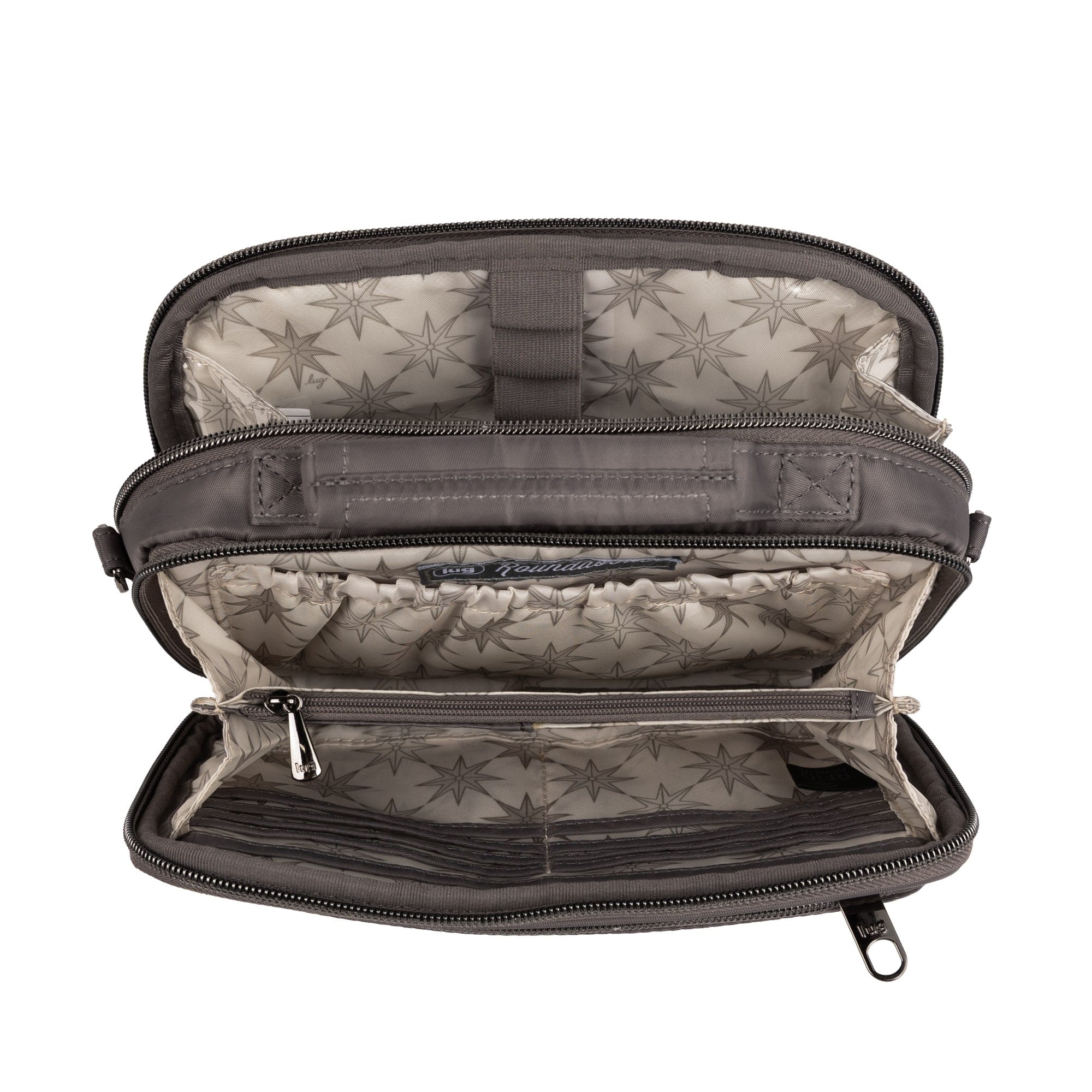 Legacy Collection Roundabout Crossbody Bag - STORM GREY - 26724_LegacyRoundabout_StormGrey_Angle_06