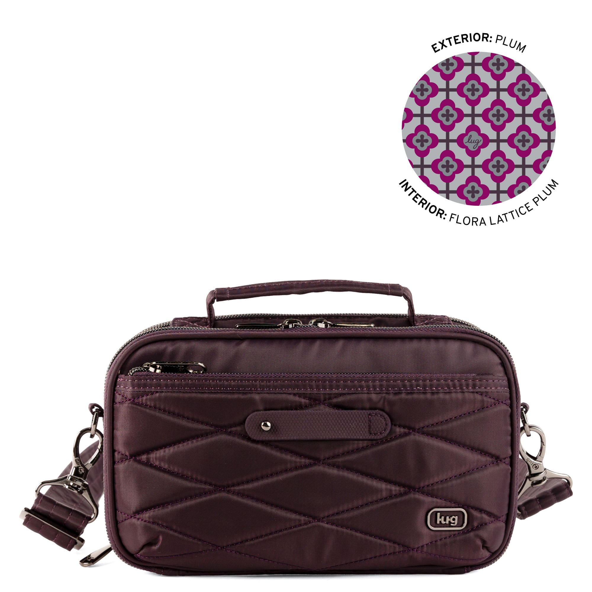 Legacy Collection Roundabout Crossbody Bag - PLUM - 26725_LegacyRoundabout_Plum_Angle_01