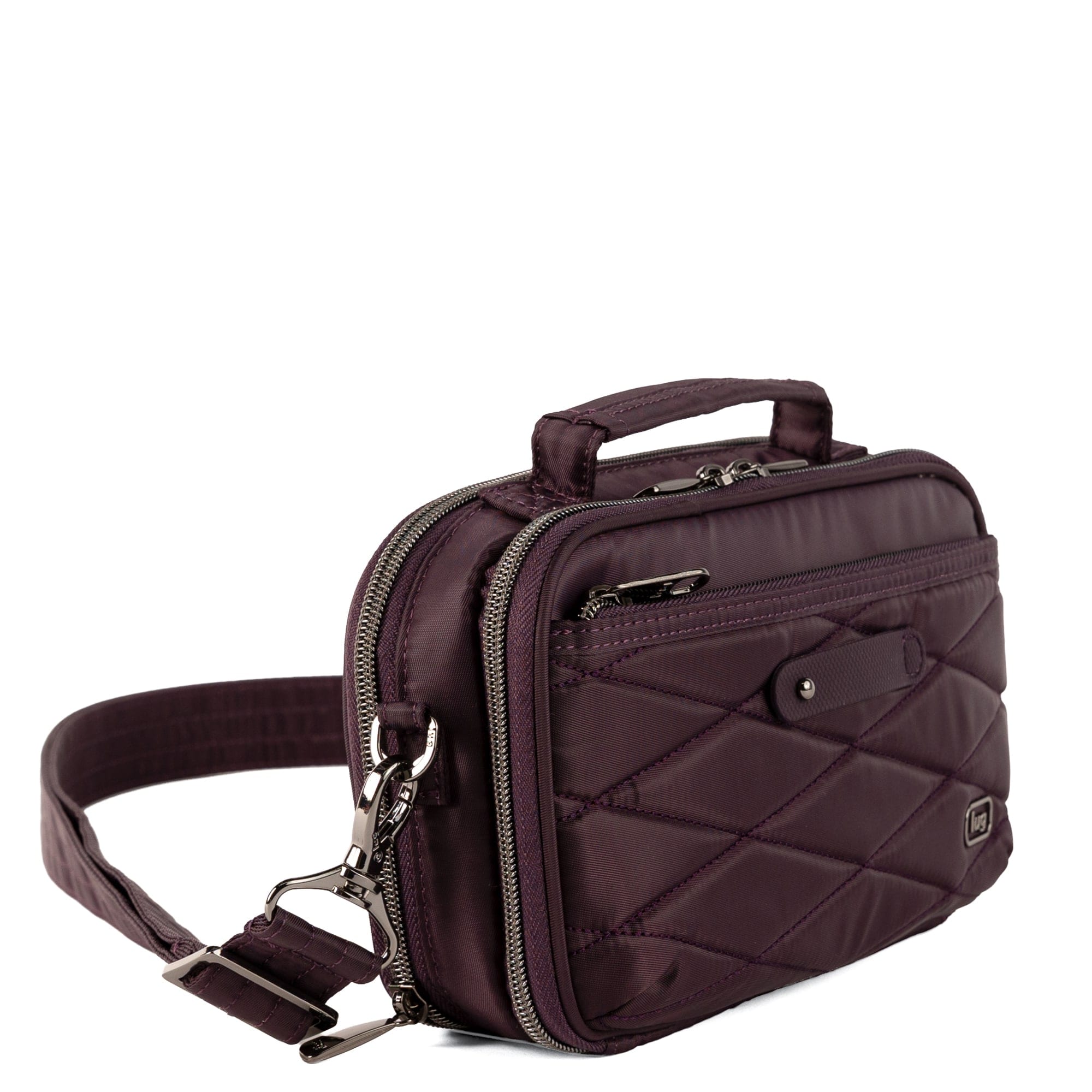 Legacy Collection Roundabout Crossbody Bag - PLUM - 26725_LegacyRoundabout_Plum_Angle_02
