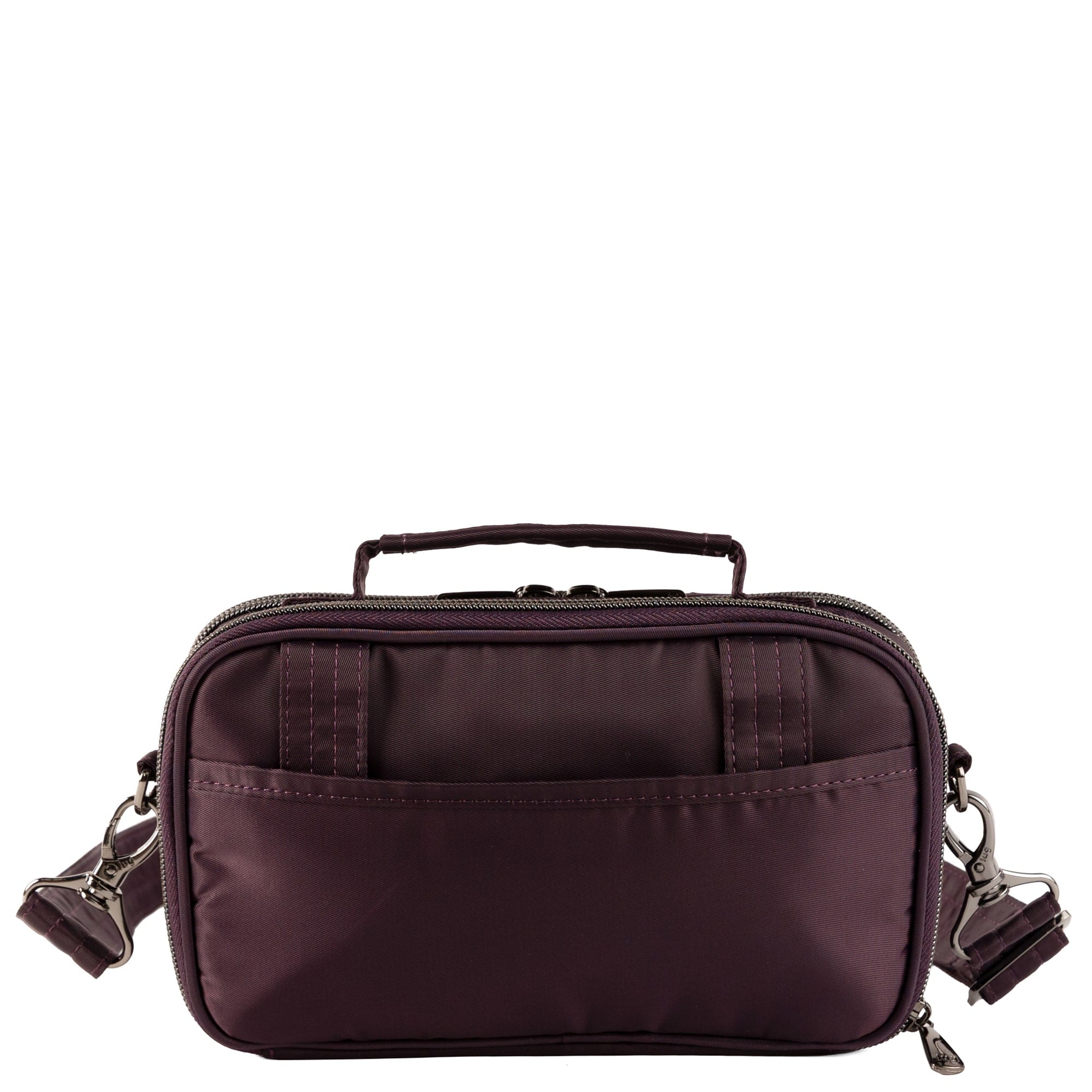 Legacy Collection Roundabout Crossbody Bag - PLUM - 26725_LegacyRoundabout_Plum_Angle_04