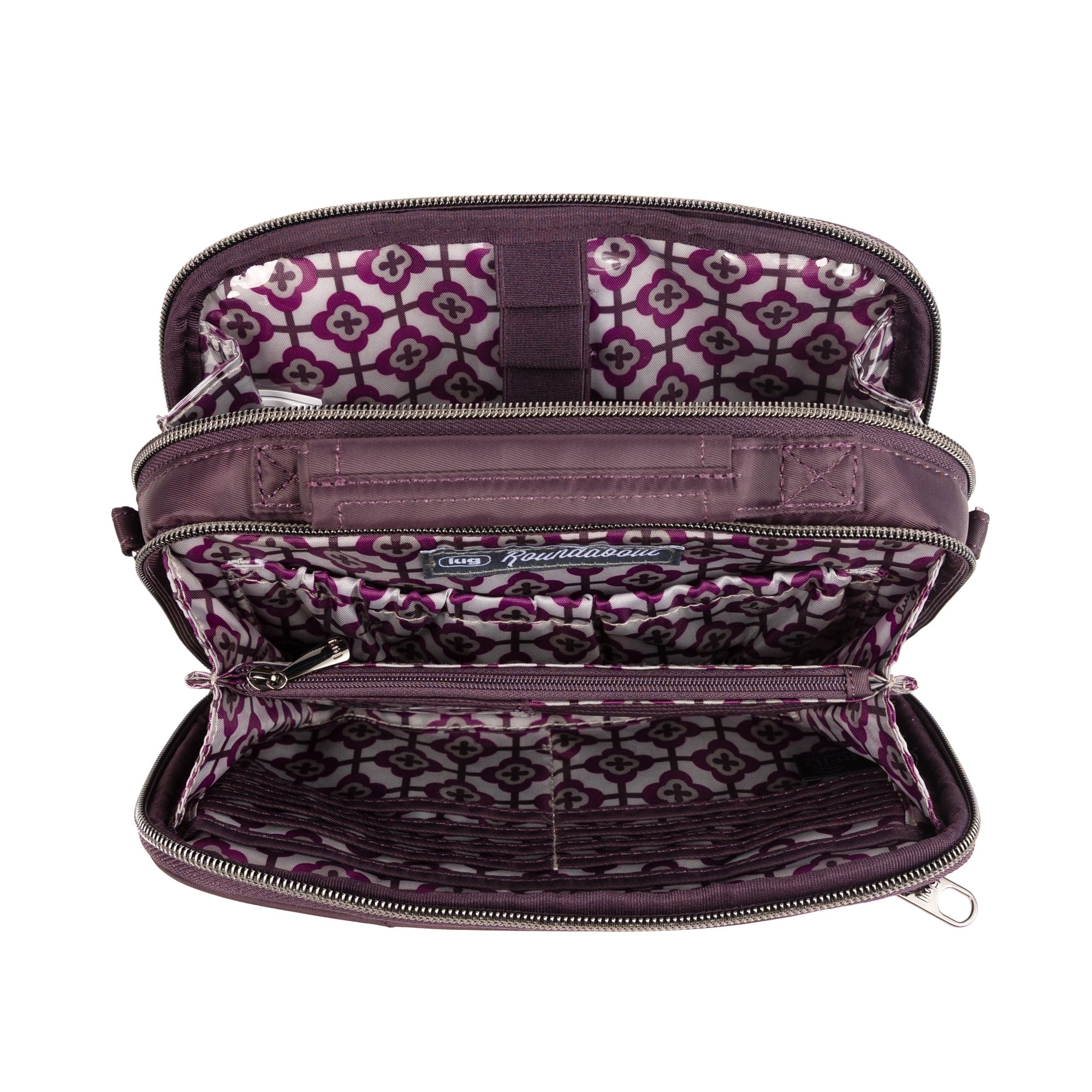 Legacy Collection Roundabout Crossbody Bag - PLUM - 26725_LegacyRoundabout_Plum_Angle_06