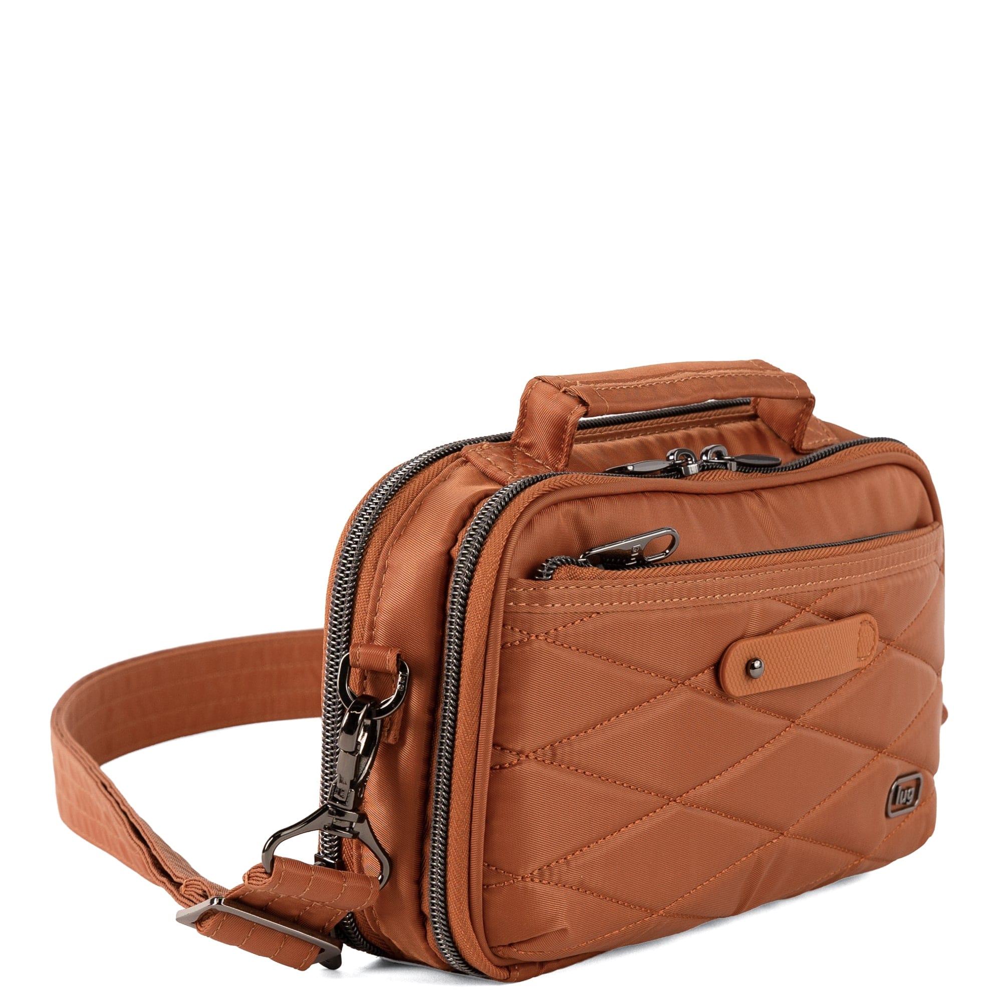 Legacy Collection Roundabout Crossbody Bag - CAPPUCCINO - 26726_LegacyRoundabout_Cappuccino_Angle_02