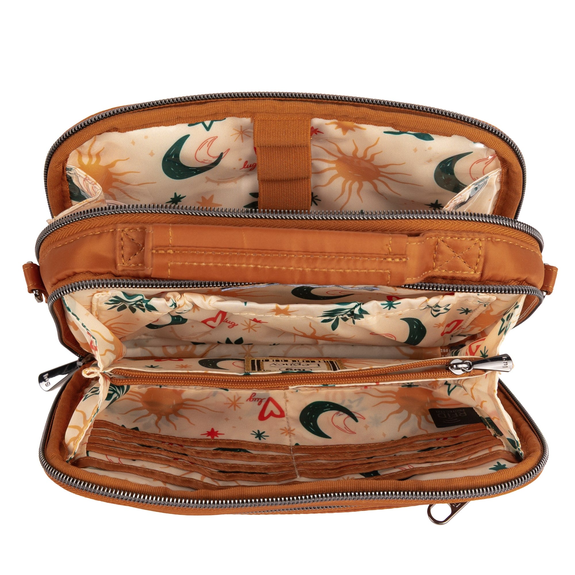 Legacy Collection Roundabout Crossbody Bag - CAPPUCCINO - 26726_LegacyRoundabout_Cappuccino_Angle_06