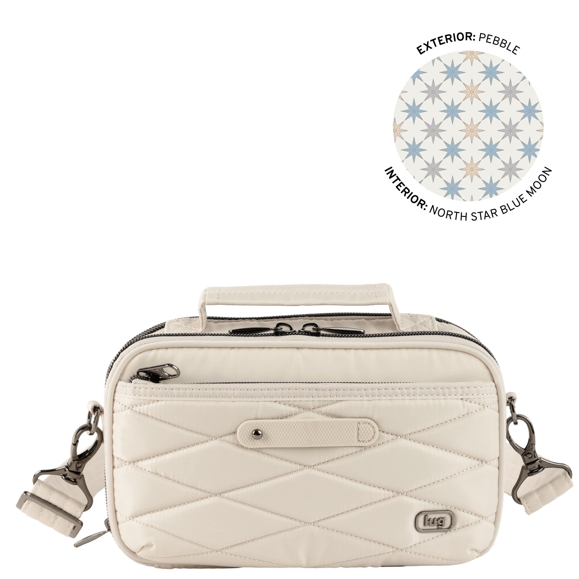 Legacy Collection Roundabout Crossbody Bag - PEBBLE - 26728_LegacyRoundabout_Pebble_Angle_01