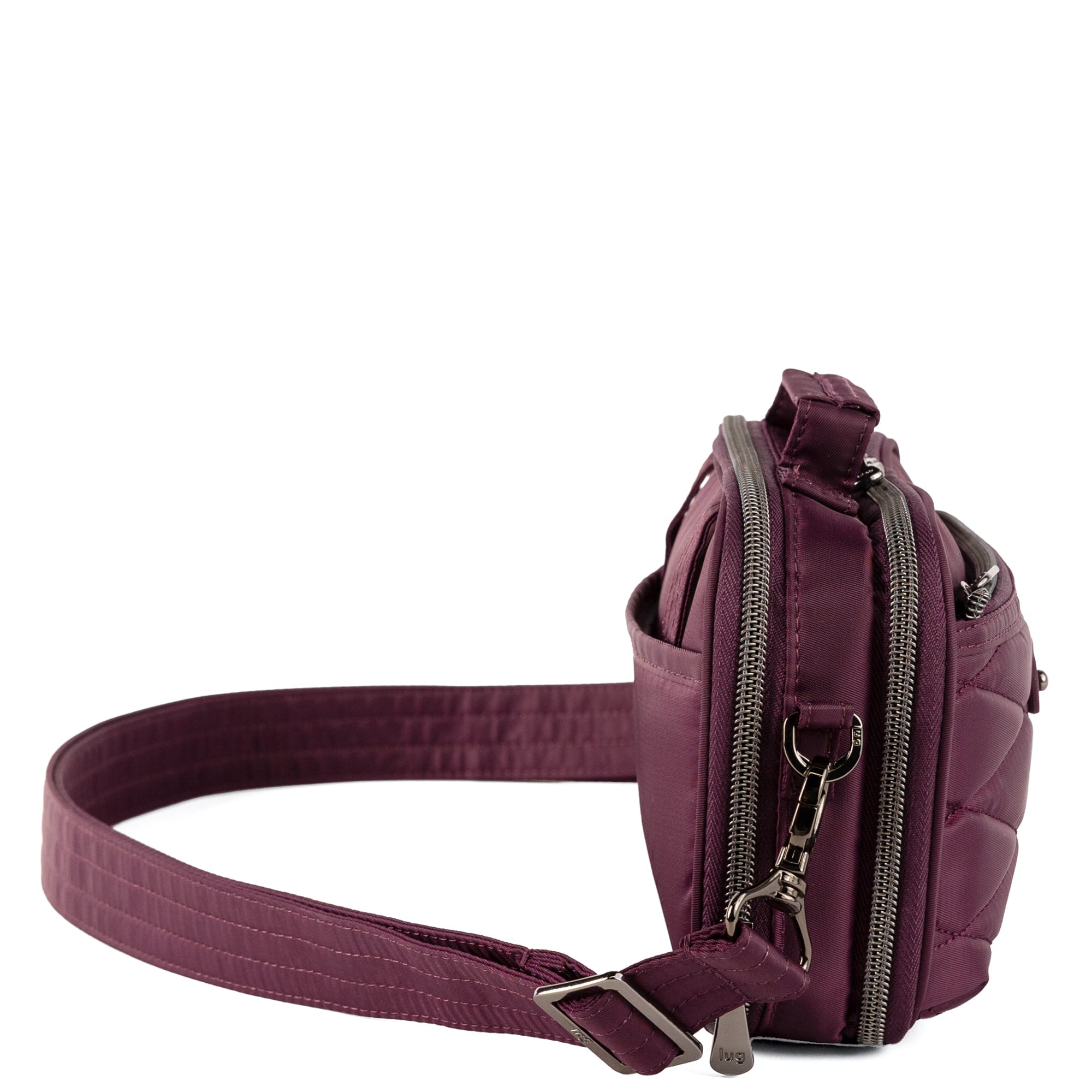 Legacy Collection Roundabout Crossbody Bag - WINE - 26730_LegacyRoundabout_Wine_Angle_03