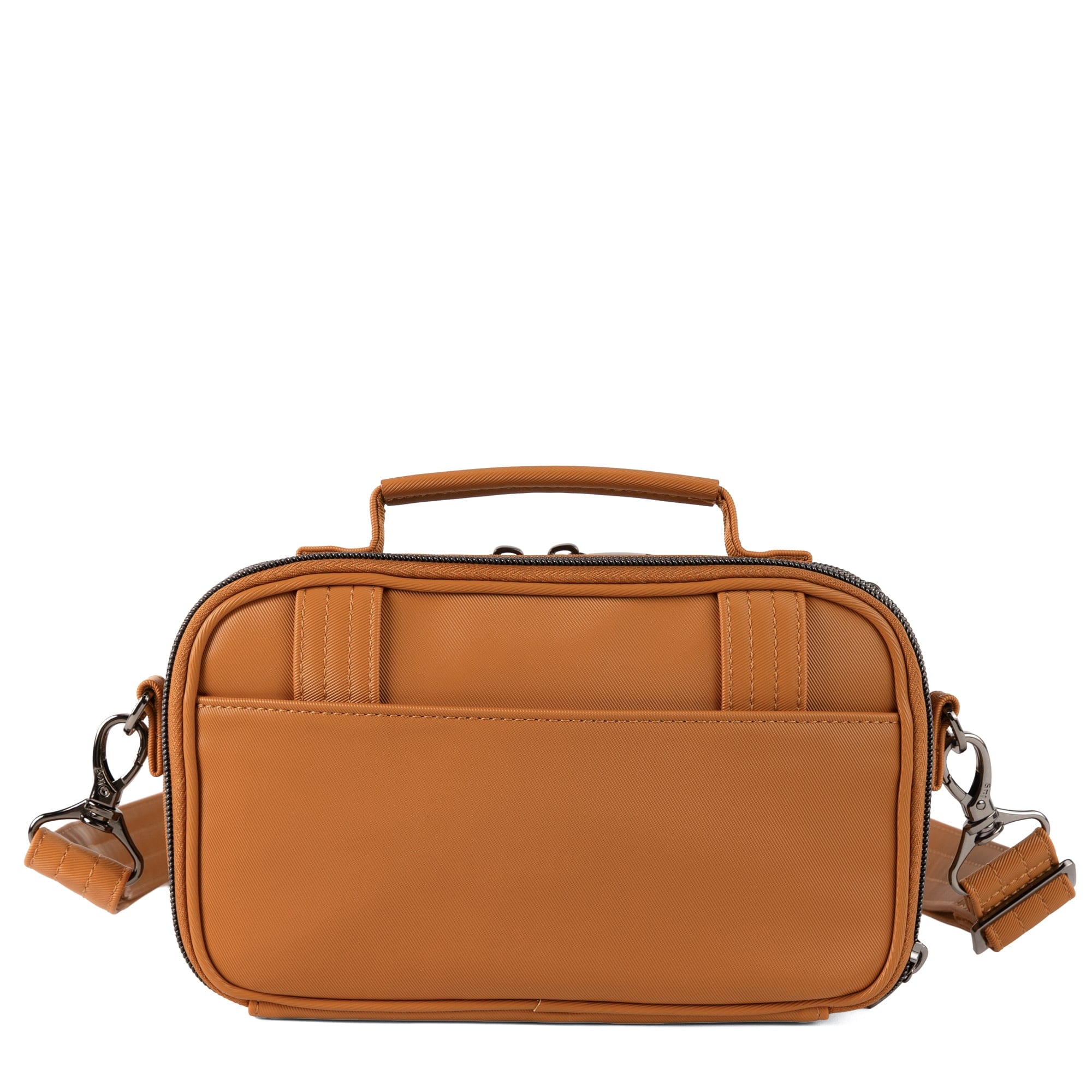 Legacy Collection Roundabout Satin Luxe VL Crossbody Bag - CAPPUCCINO - 26735_LegacyRoundaboutSatinLuxe_Cappuccino_Angle_04