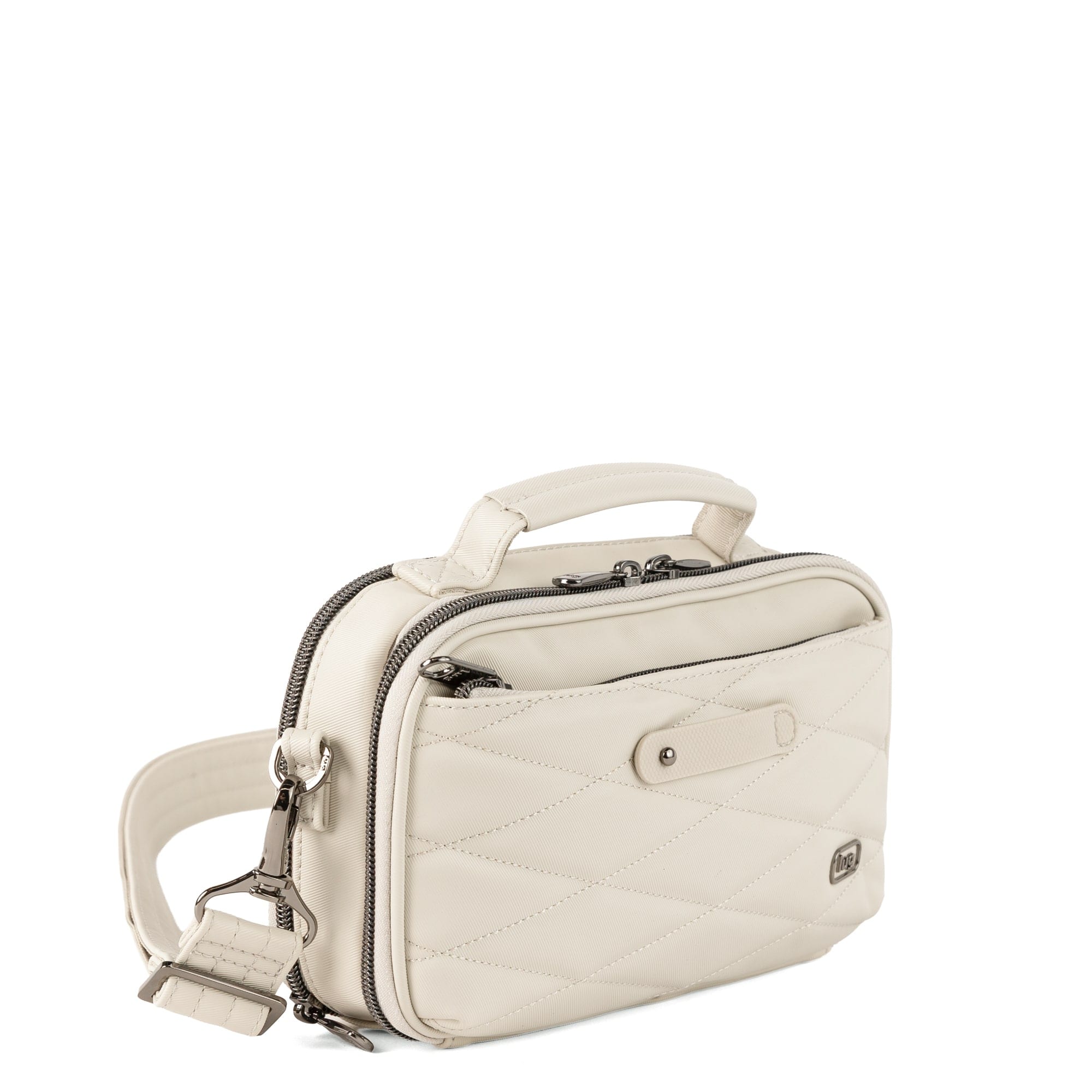 Legacy Collection Roundabout Satin Luxe VL Crossbody Bag - PEBBLE - 26737_LegacyRoundaboutSatinLuxe_Pebble_Angle_02