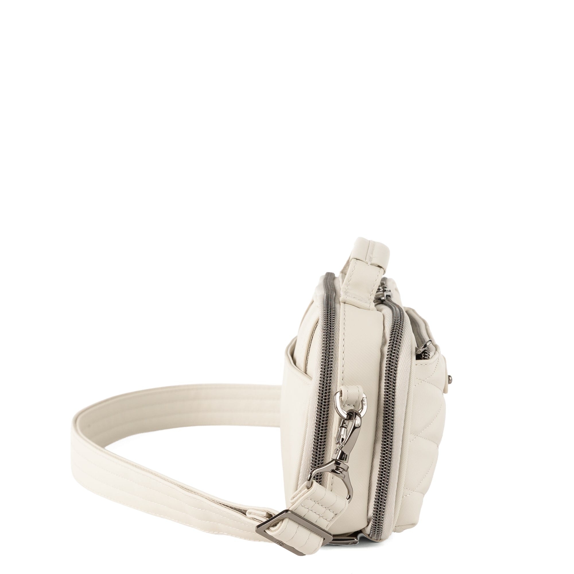 Legacy Collection Roundabout Satin Luxe VL Crossbody Bag - PEBBLE - 26737_LegacyRoundaboutSatinLuxe_Pebble_Angle_03