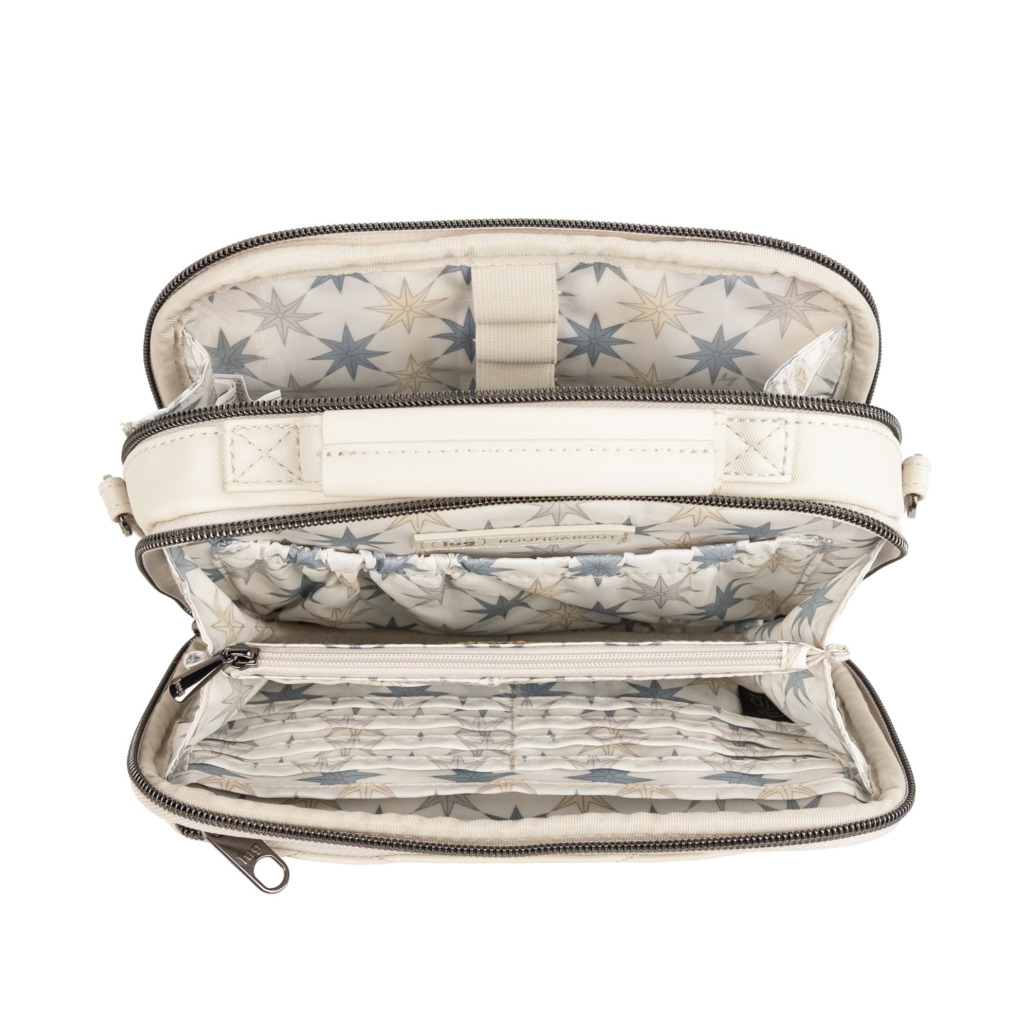 Legacy Collection Roundabout Satin Luxe VL Crossbody Bag - PEBBLE - 26737_LegacyRoundaboutSatinLuxe_Pebble_Angle_06