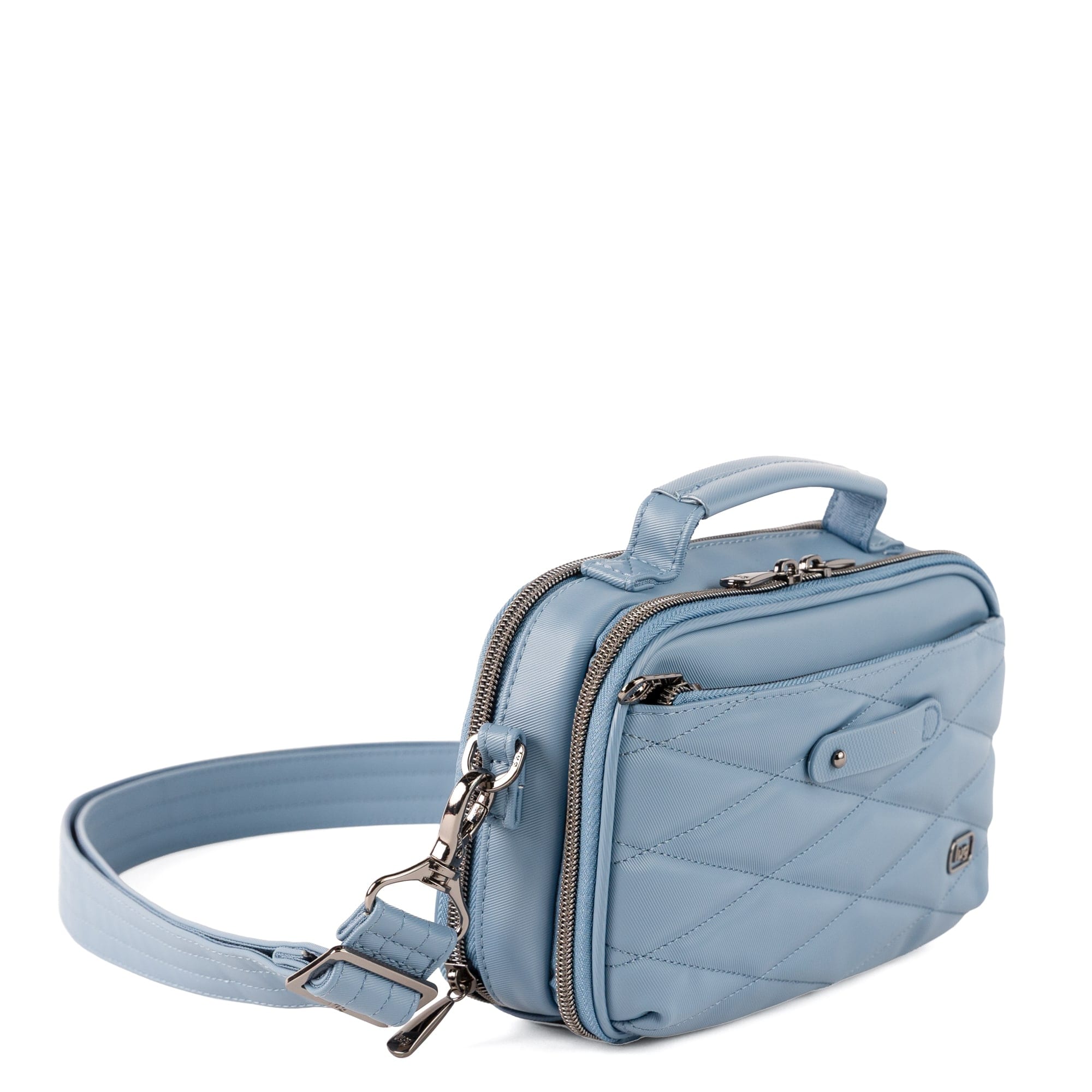 Legacy Collection Roundabout Satin Luxe VL Crossbody Bag - DENIM DRIFT - 26739_LegacyRoundaboutSatinLuxe_DenimDrift_Angle_02