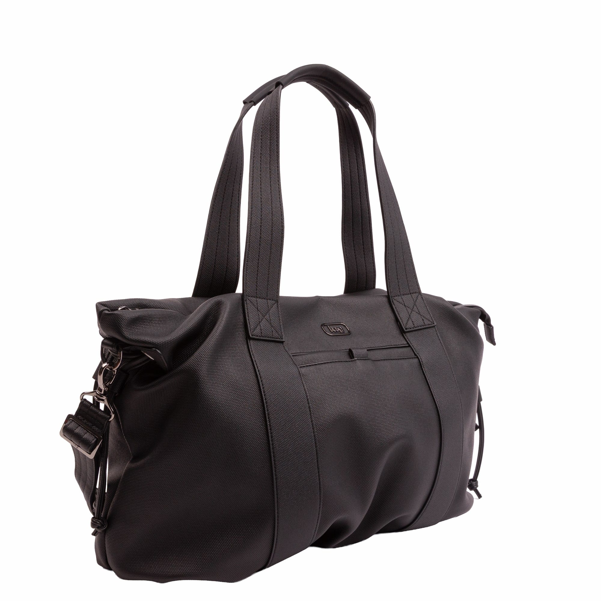 Piper Matte Luxe VL Hobo Tote Bag - BLACK 2 - 26759_PiperML_Black_Angle_02