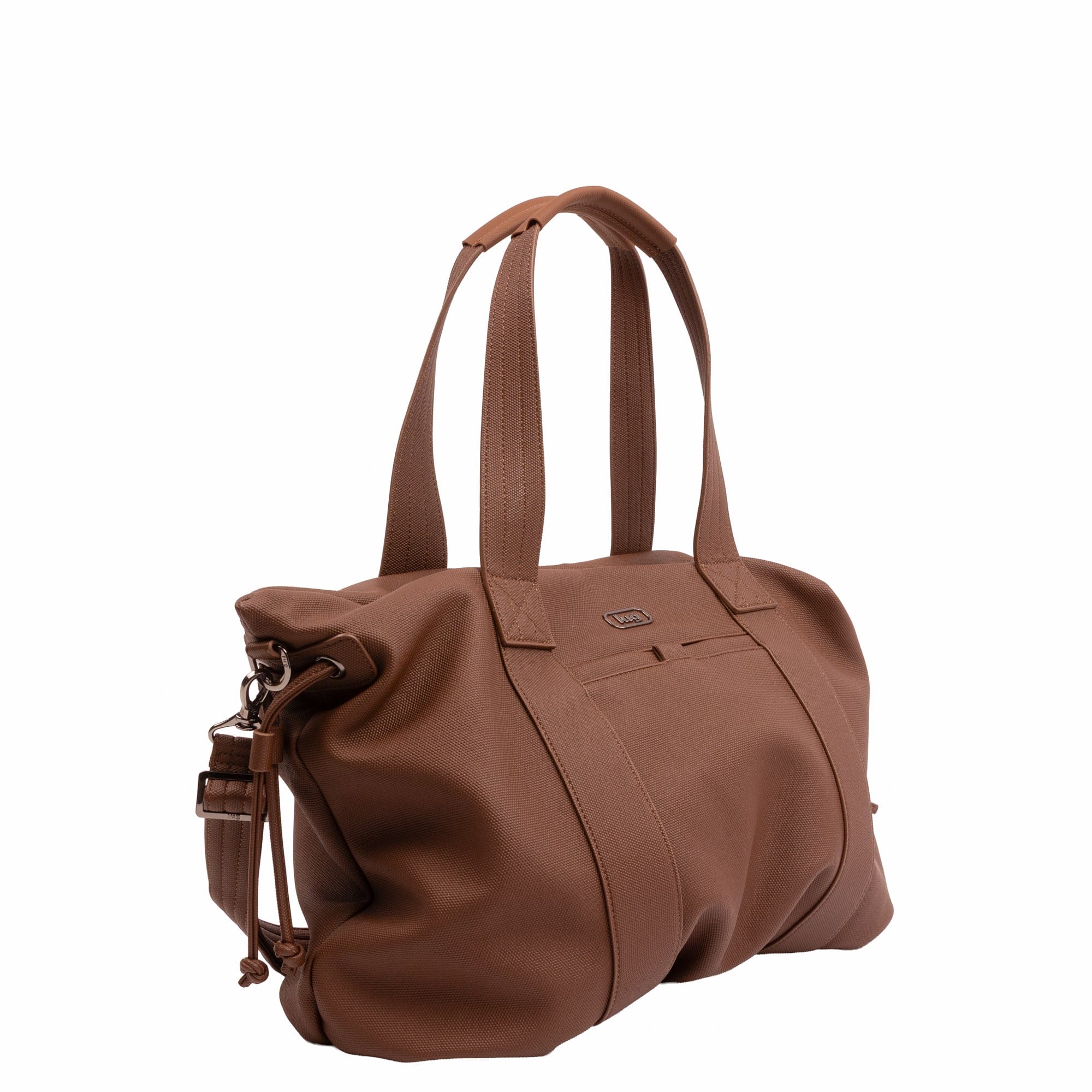 Piper Matte Luxe VL Hobo Tote Bag - CHOCOLATE BROWN - 26760_PiperML_ChocolateBrown_Angle_02