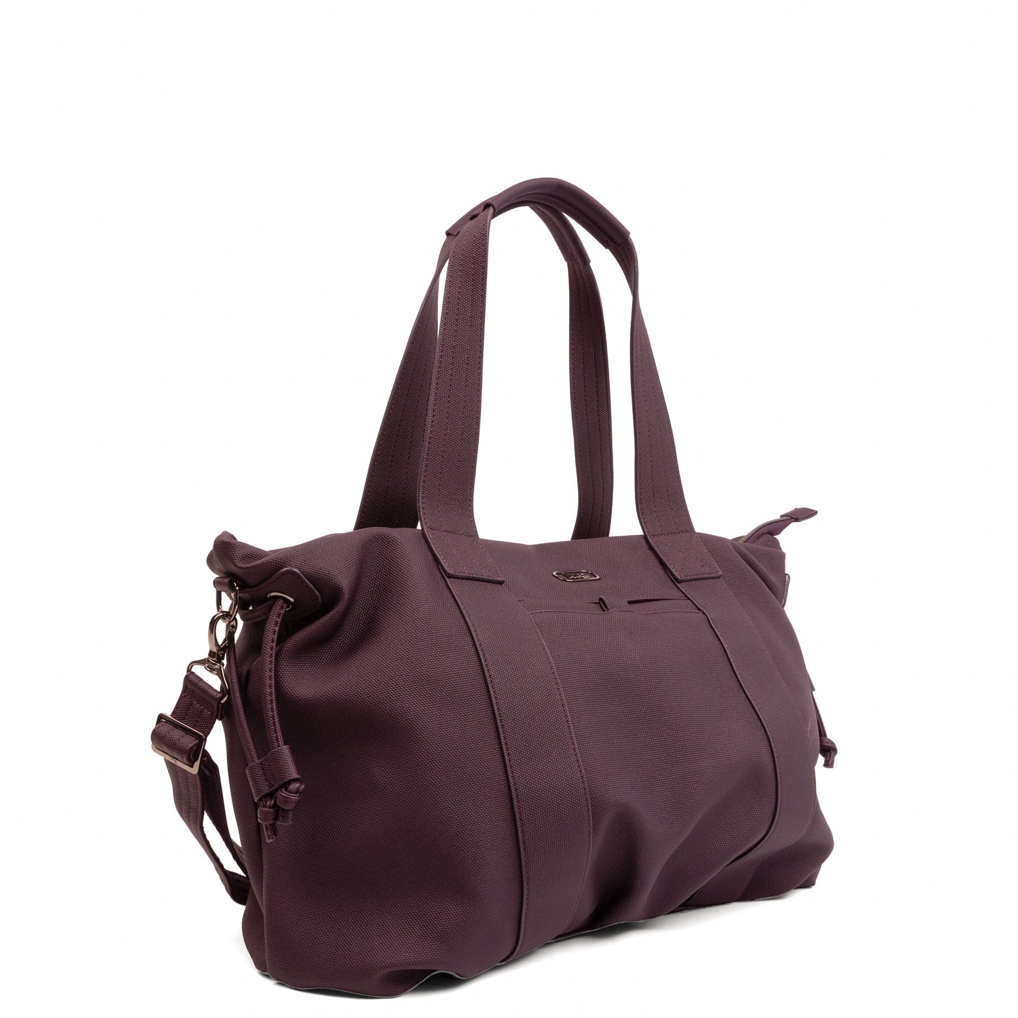 Piper Matte Luxe VL Hobo Tote Bag - PLUM - 26761_PiperML_Plum_Angle_02