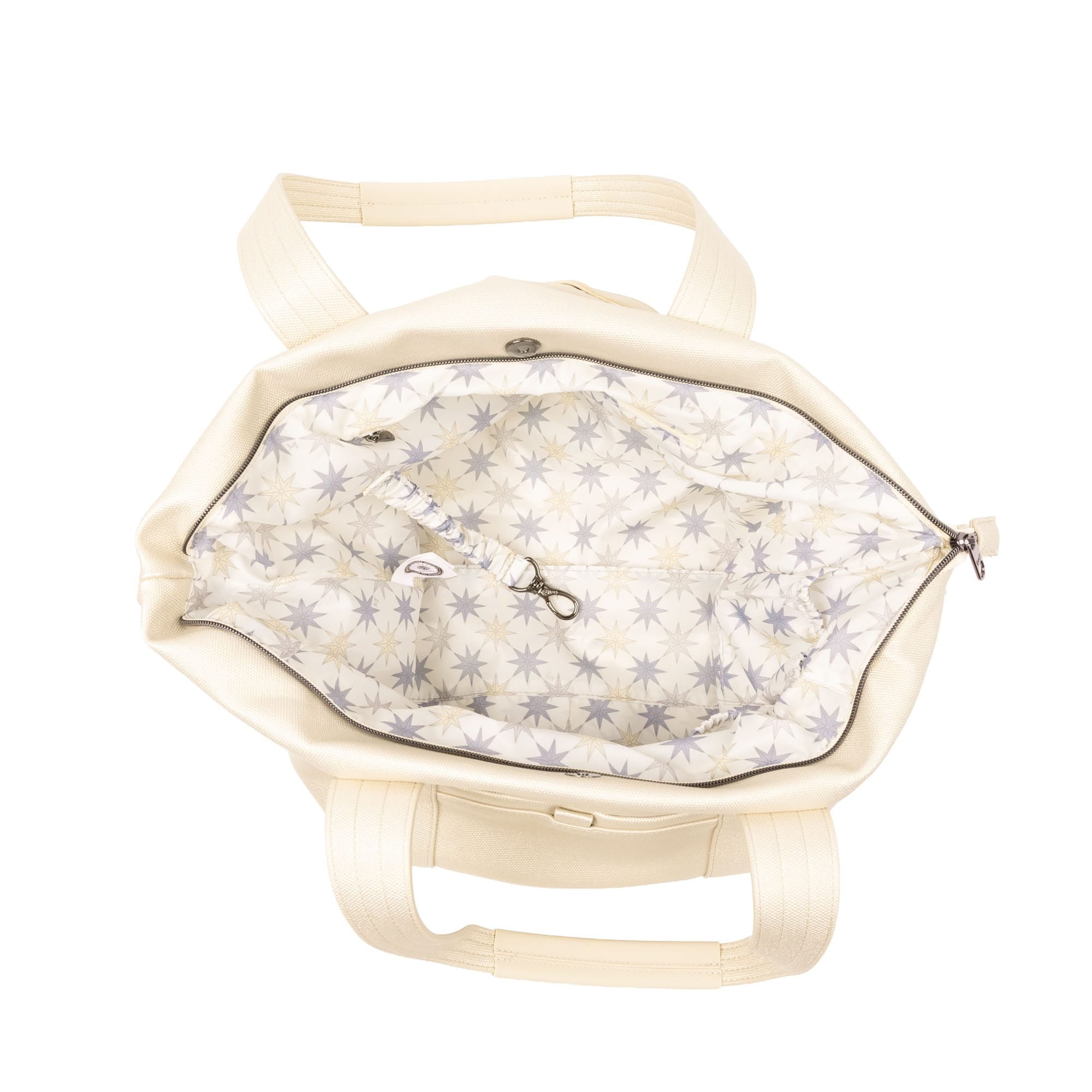 Piper Matte Luxe VL Hobo Tote Bag - METALLIC CHAMPAGNE - 26767_PiperML_MetallicChampagne_Angle_05