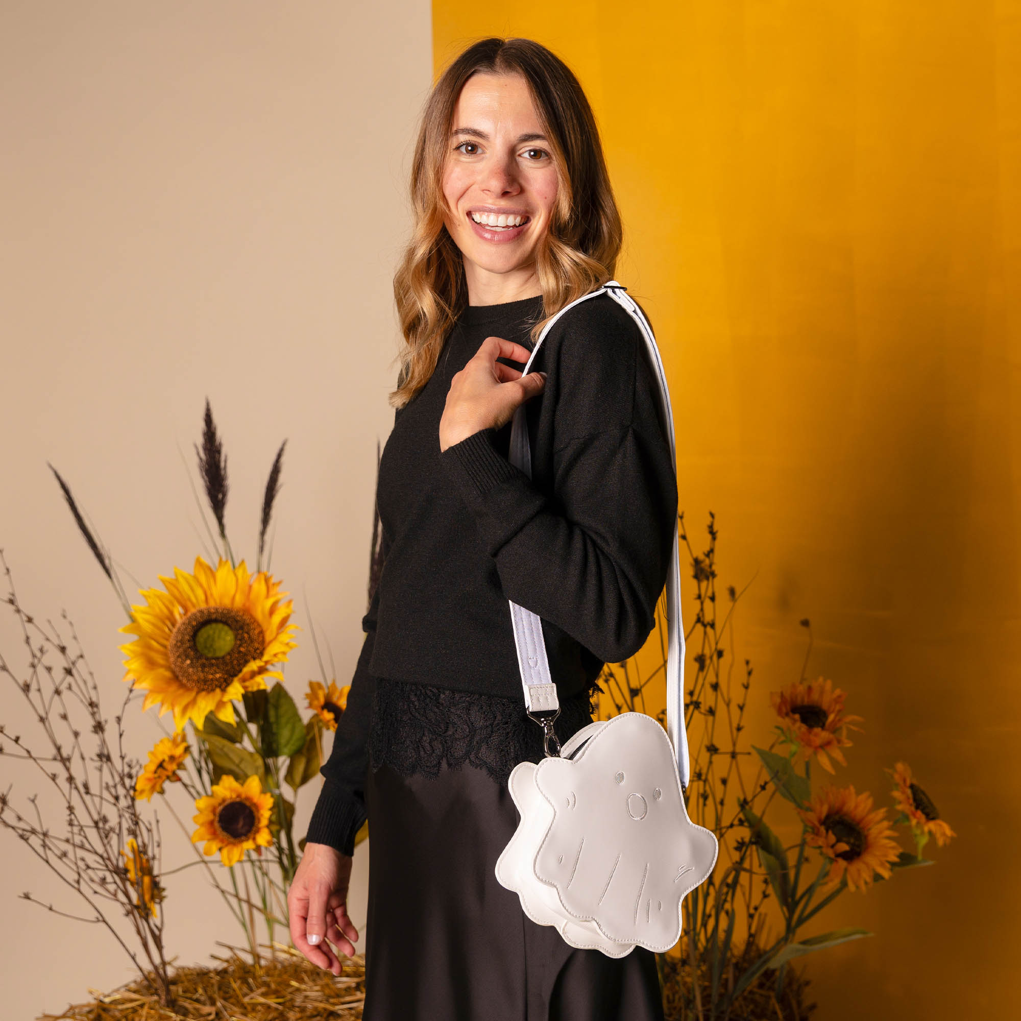 Boo Satin Luxe VL Ghost Crossbody Bag - - 26790_BooSatinLuxe_White_Hover_516cf5ff-5092-4ee4-8312-a8a78f121077