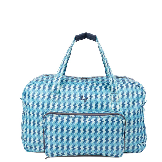 TWiNSAUCE x Lug Bossa Nova 2 Packable Duffel - - 26907_LUGxTWiNSAUCE_BossaNova2_BoltBlue_Angle_01_joz6es