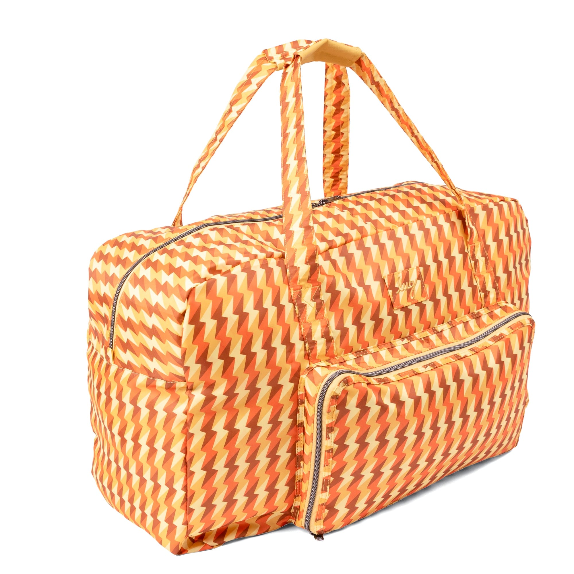 TWiNSAUCE x Lug Bossa Nova 2 Packable Duffel - - 26908_LUGxTWiNSAUCE_BossaNova2_BoltOrange_Angle_02